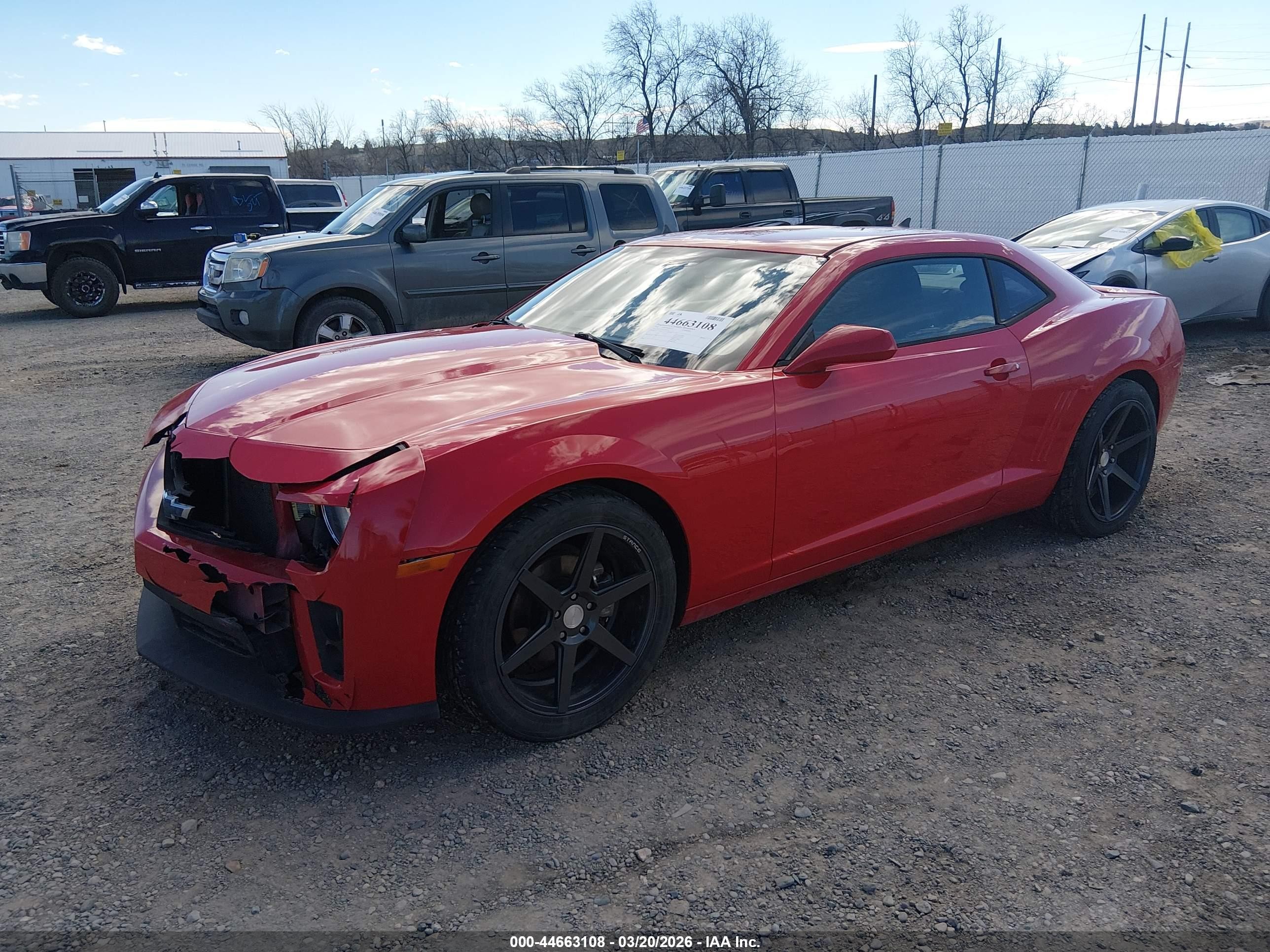2012 Chevrolet Camaro 2ls Red vin: 2G1FA1E38C9207304