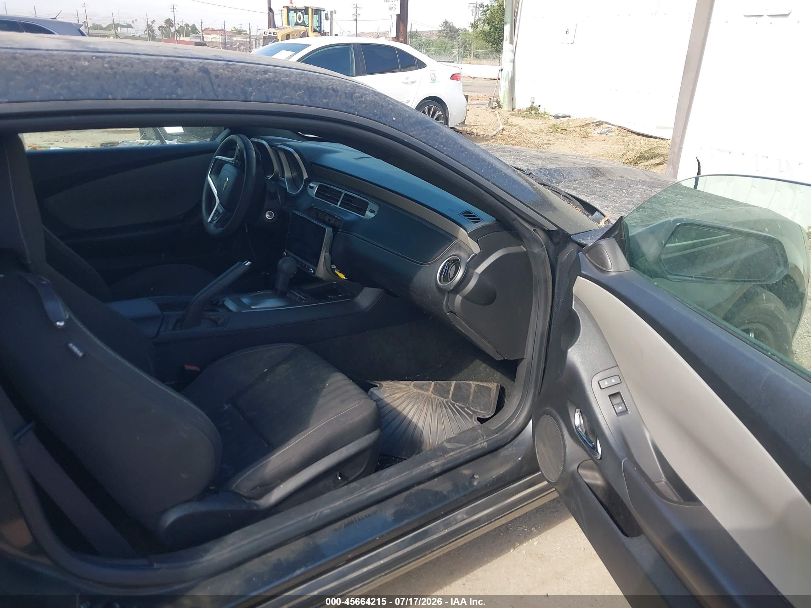 2013 Chevrolet Camaro 2ls Black vin: 2G1FA1E38D9122092