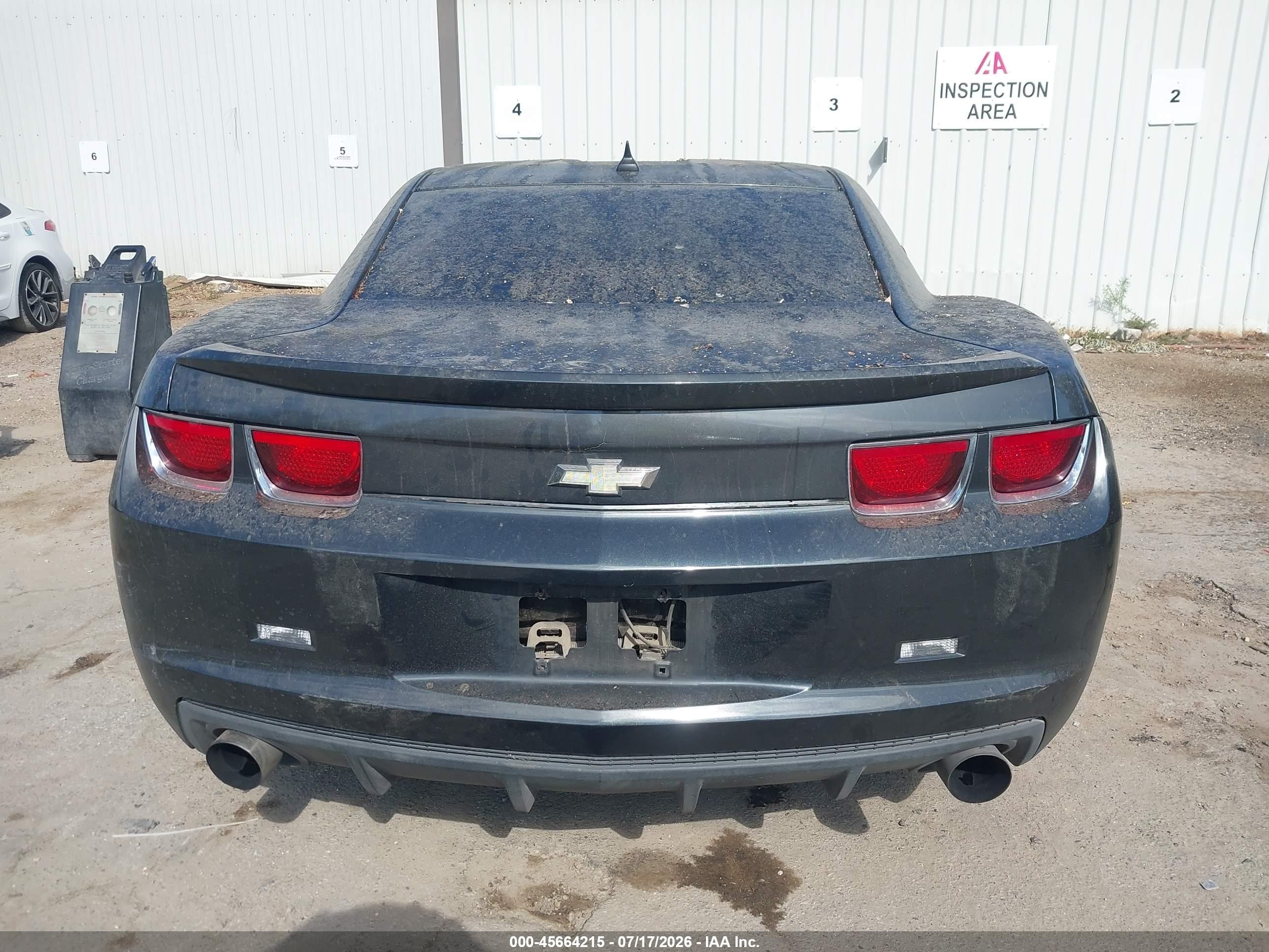 2013 Chevrolet Camaro 2ls Black vin: 2G1FA1E38D9122092