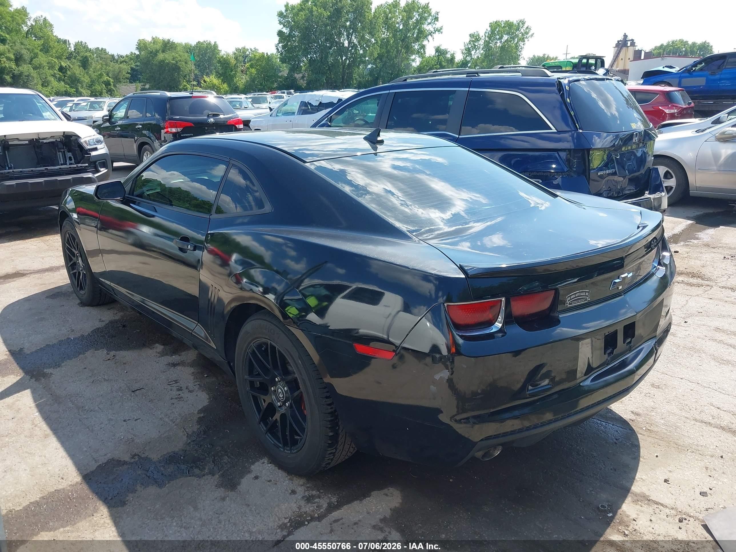 2013 Chevrolet Camaro 2ls Черный vin: 2G1FA1E38D9129690
