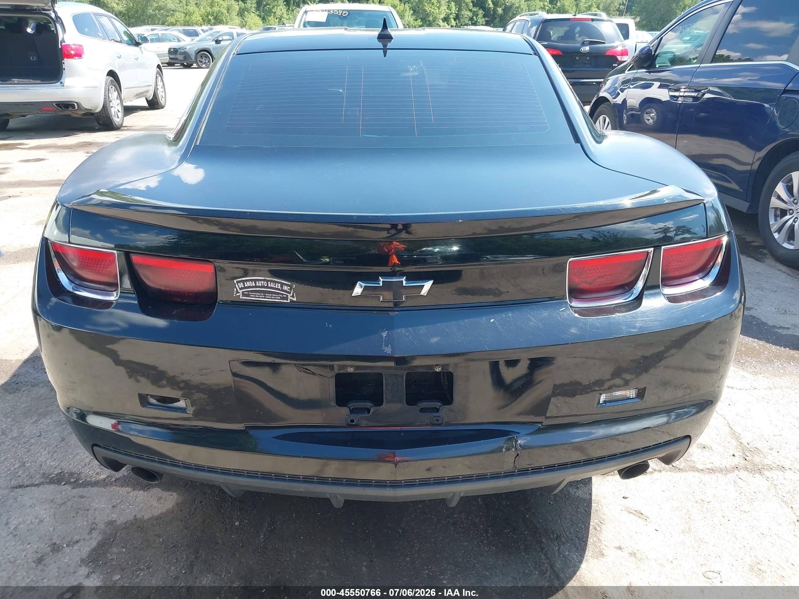 2013 Chevrolet Camaro 2ls Черный vin: 2G1FA1E38D9129690
