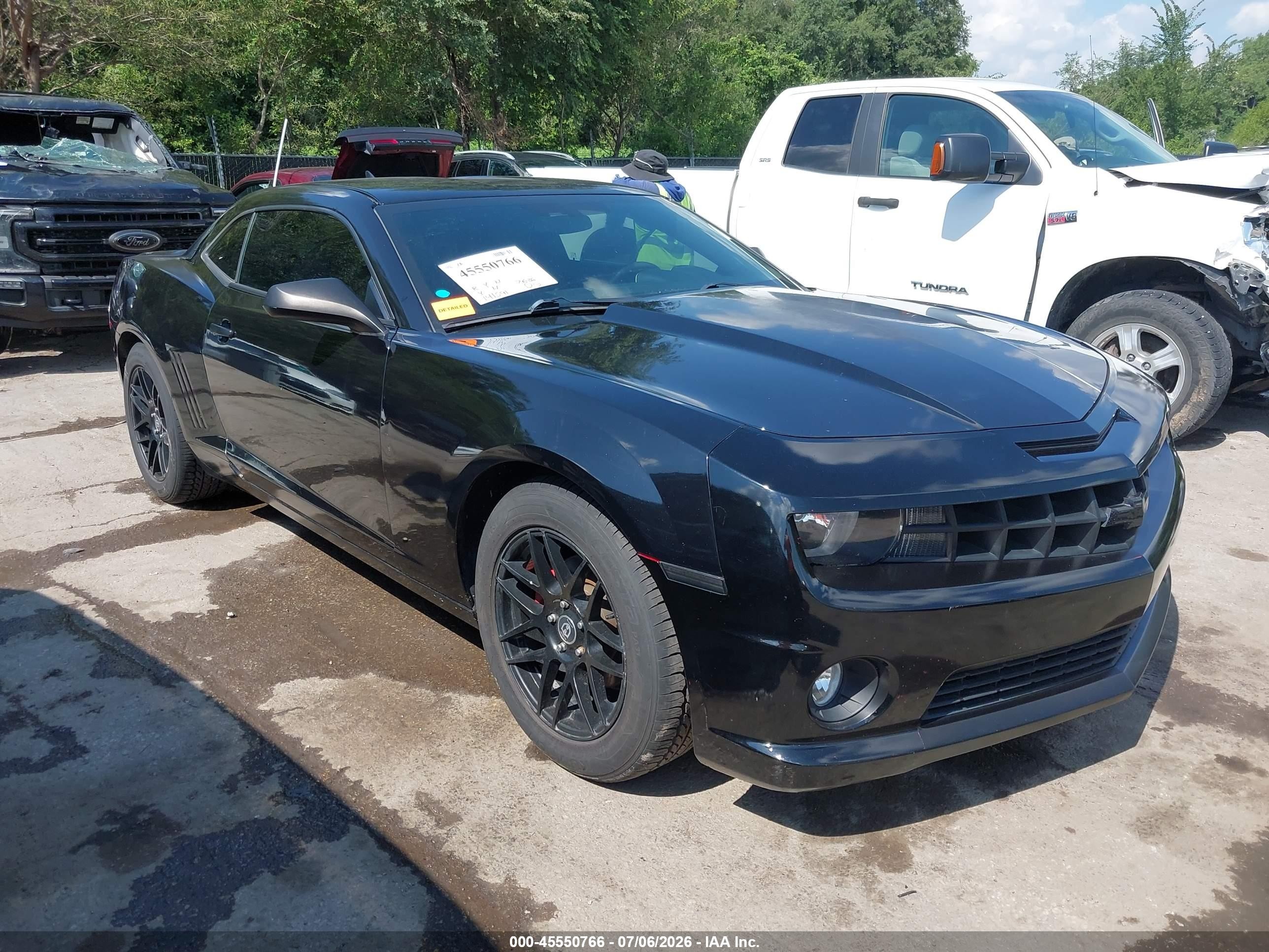2013 Chevrolet Camaro 2ls Black vin: 2G1FA1E38D9129690