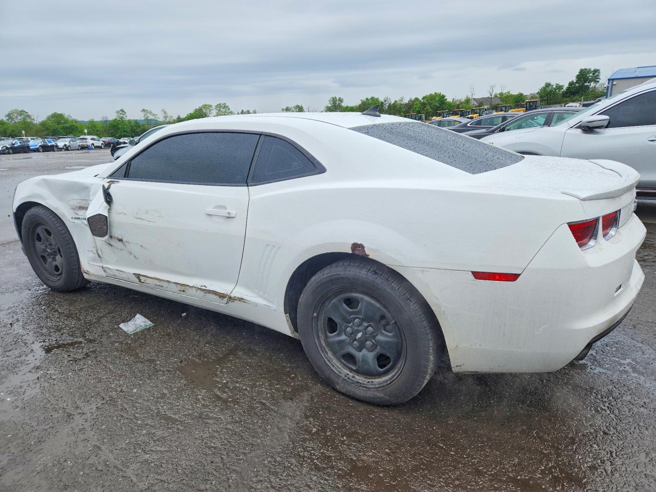 2013 Chevrolet Camaro Ls White vin: 2G1FA1E38D9147946