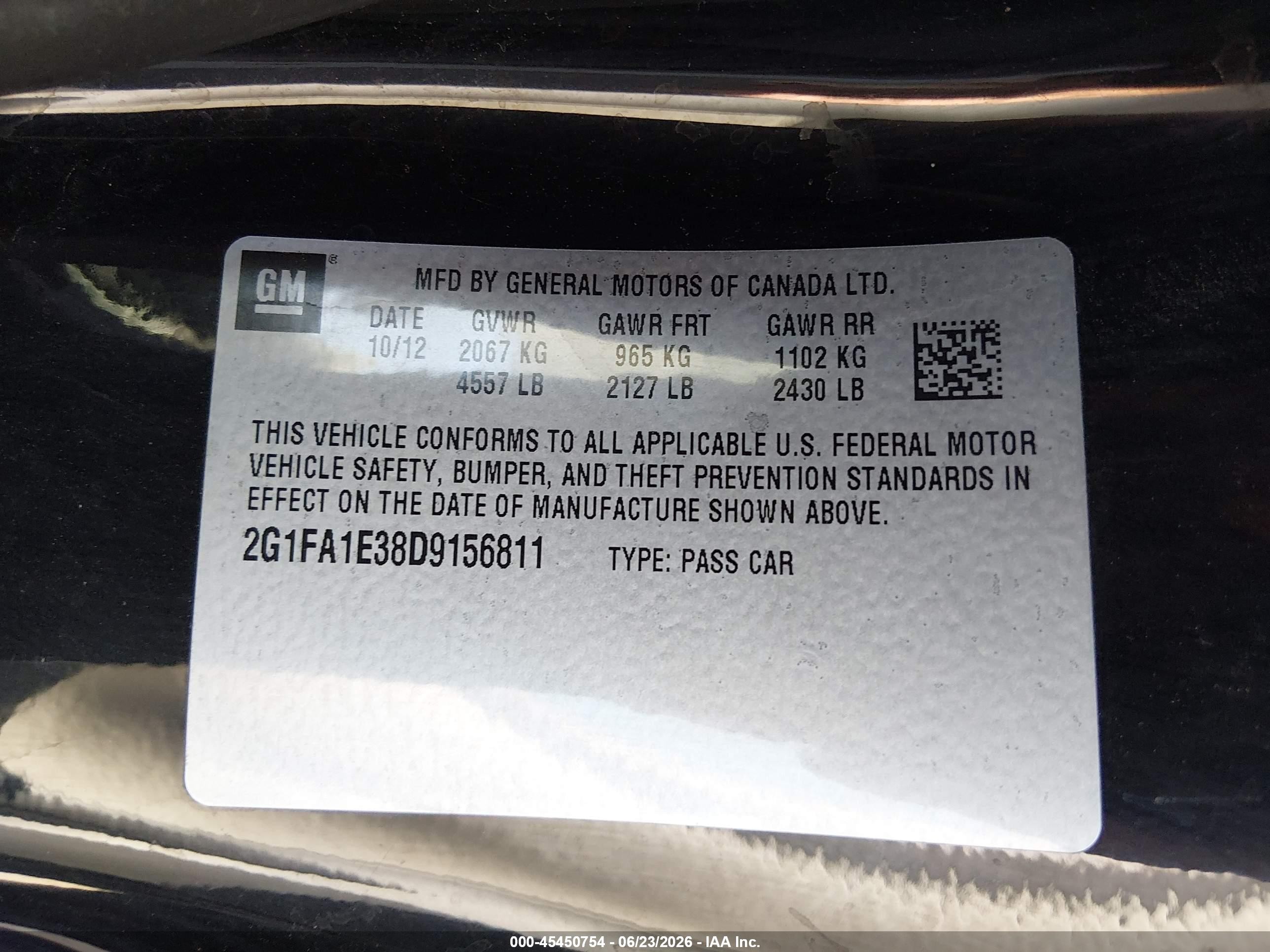 2013 Chevrolet Camaro 2ls Black vin: 2G1FA1E38D9156811