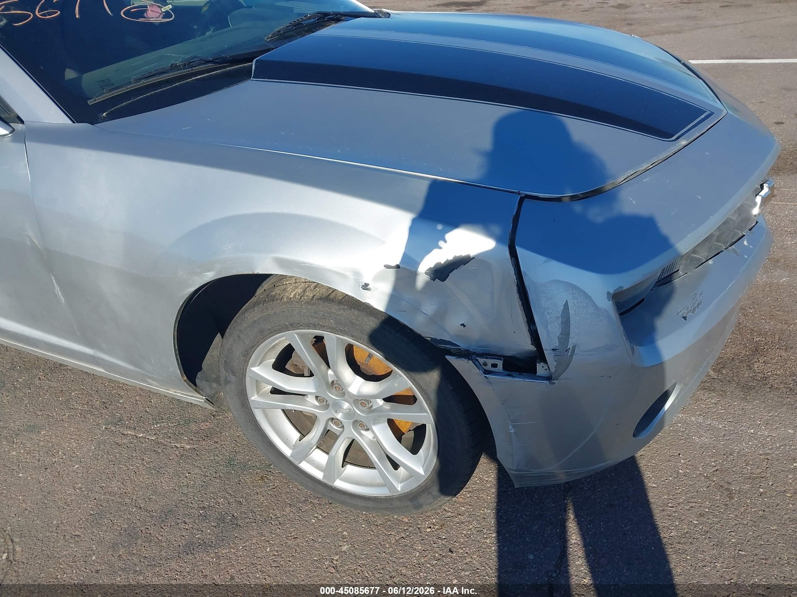2013 Chevrolet Camaro 2ls Silver vin: 2G1FA1E38D9164780
