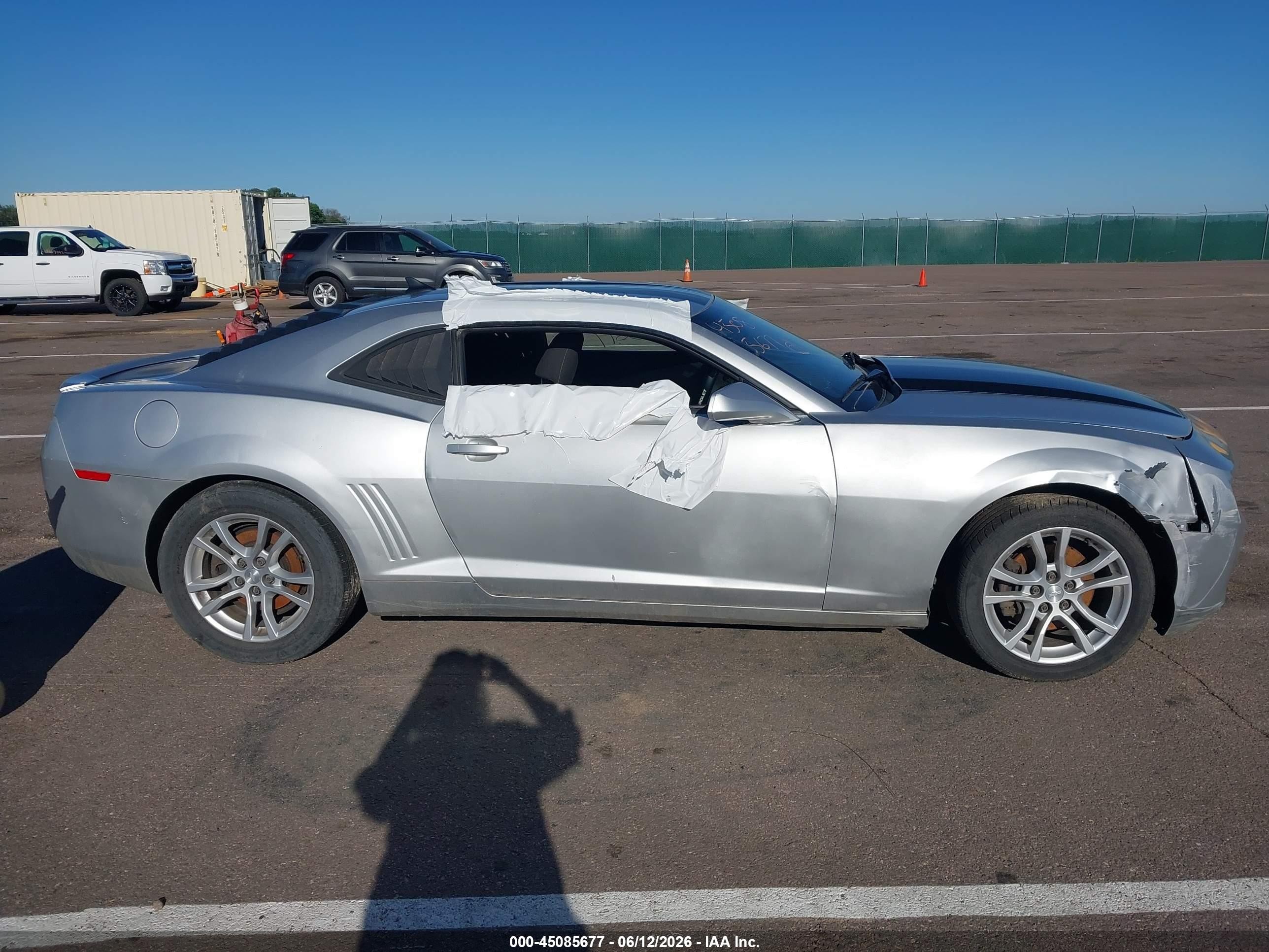 2013 Chevrolet Camaro 2ls Silver vin: 2G1FA1E38D9164780