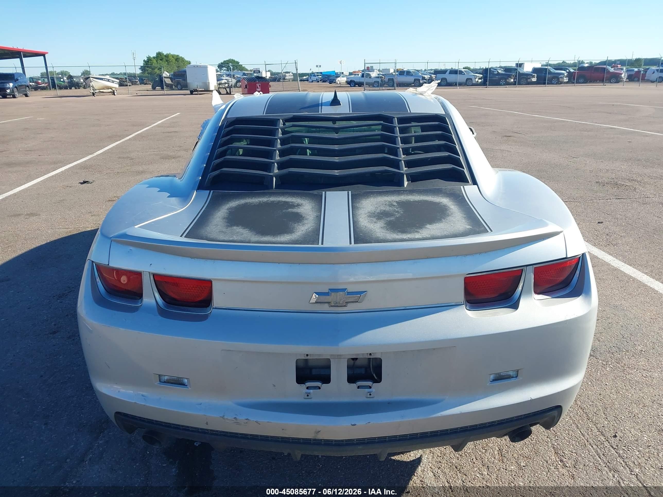 2013 Chevrolet Camaro 2ls Silver vin: 2G1FA1E38D9164780