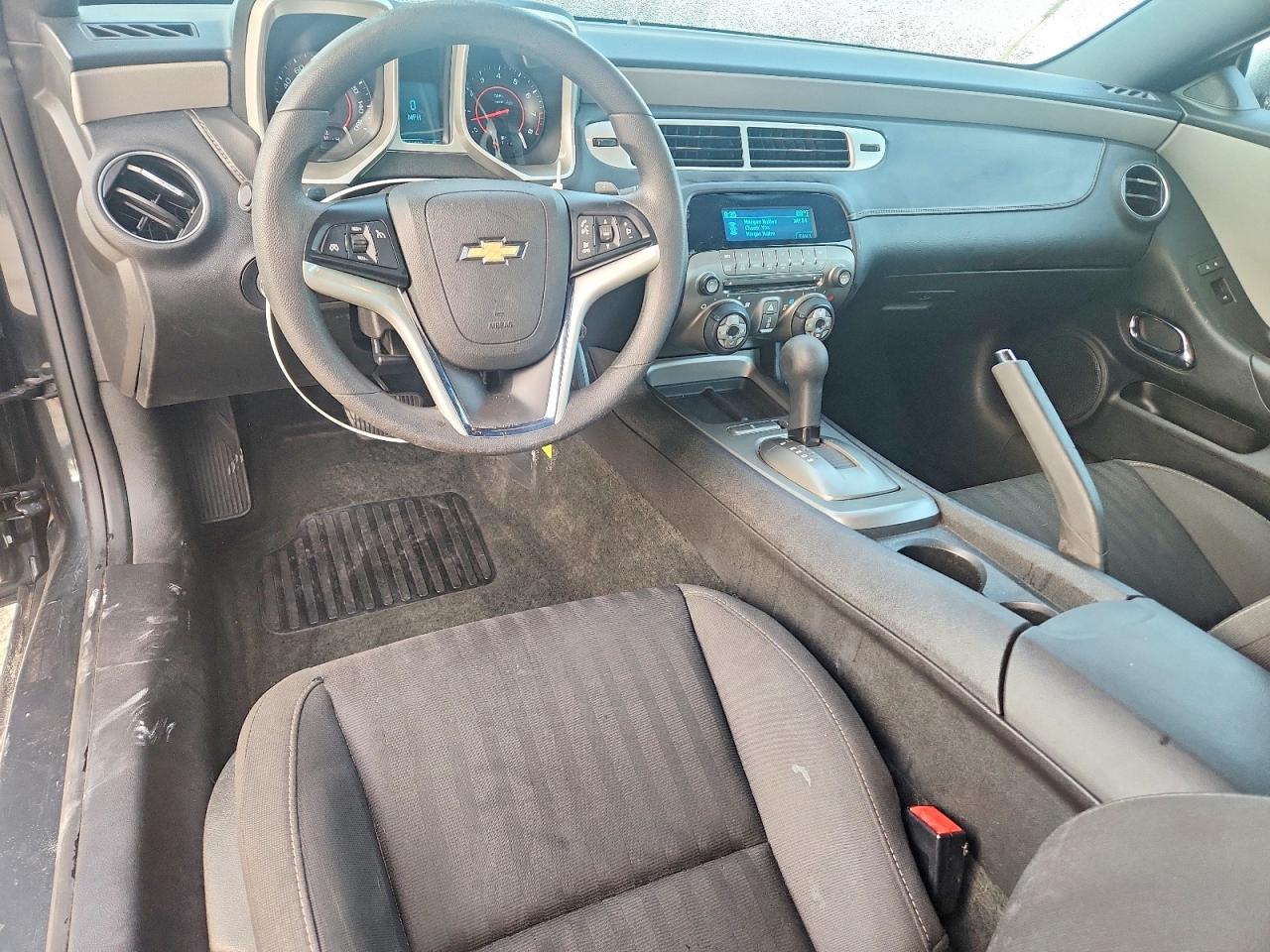 2013 Chevrolet Camaro Ls Black vin: 2G1FA1E38D9184818