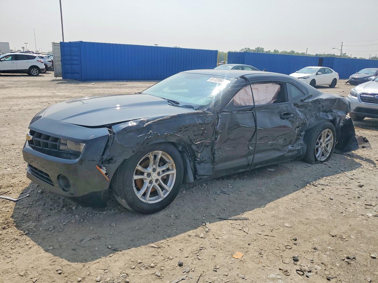 2013 Chevrolet Camaro Ls Black vin: 2G1FA1E38D9208728