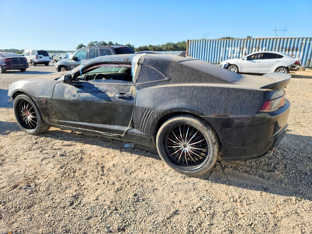 2014 Chevrolet Camaro Ls Black vin: 2G1FA1E38E9146698