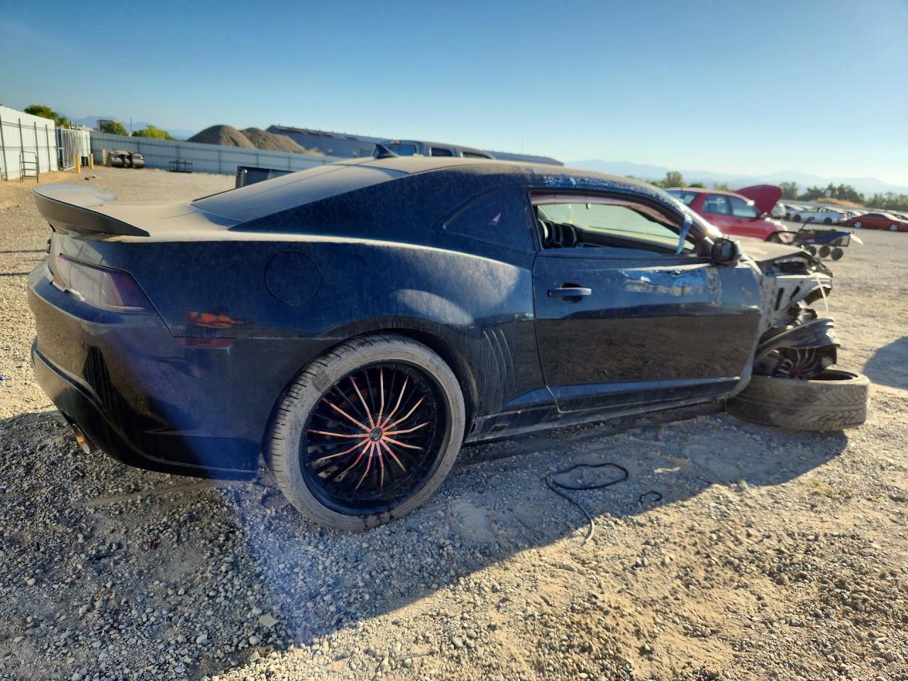 2014 Chevrolet Camaro Ls Black vin: 2G1FA1E38E9146698