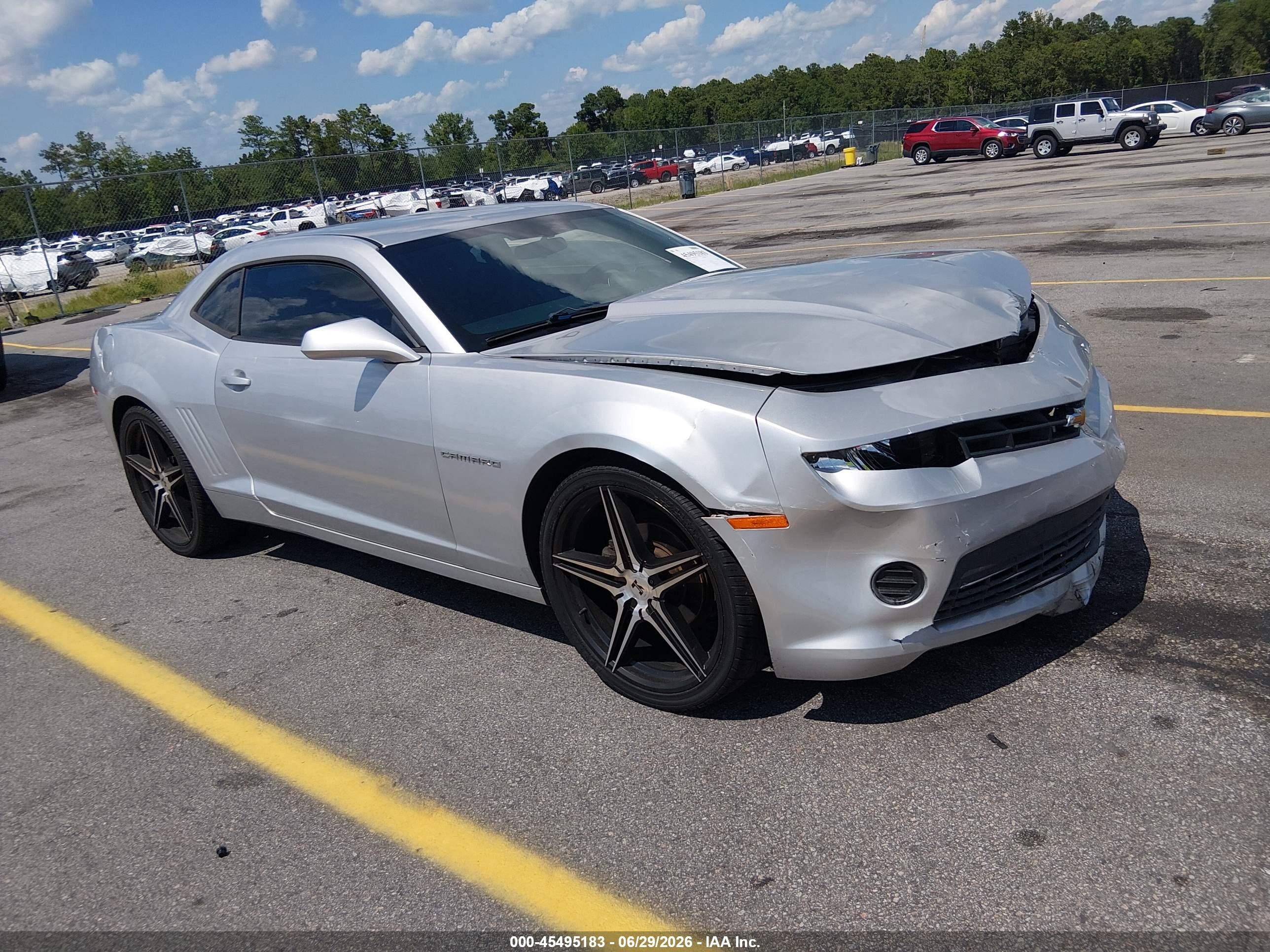 2014 Chevrolet Camaro 2ls Silver vin: 2G1FA1E38E9214255