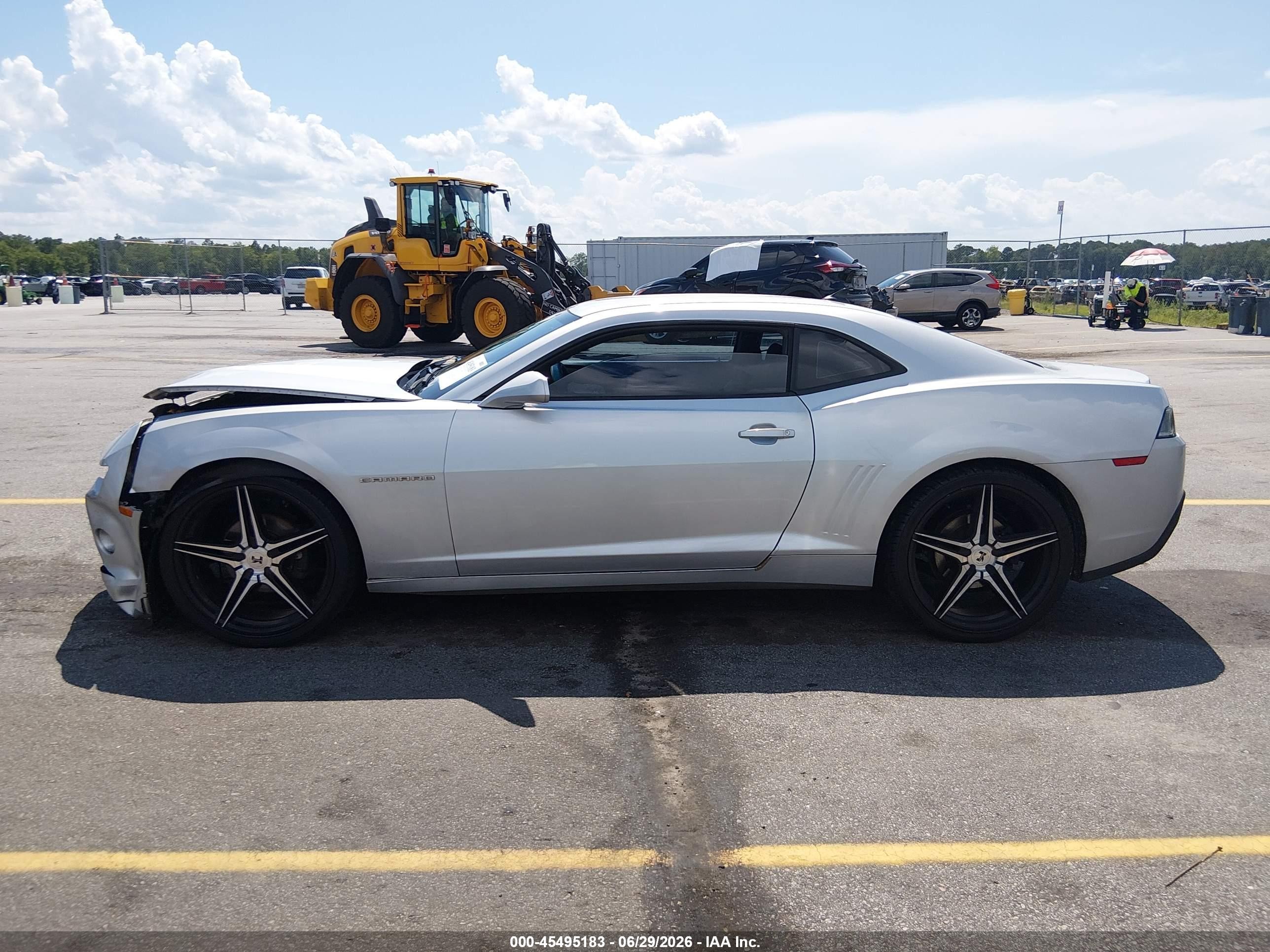 2014 Chevrolet Camaro 2ls Silver vin: 2G1FA1E38E9214255