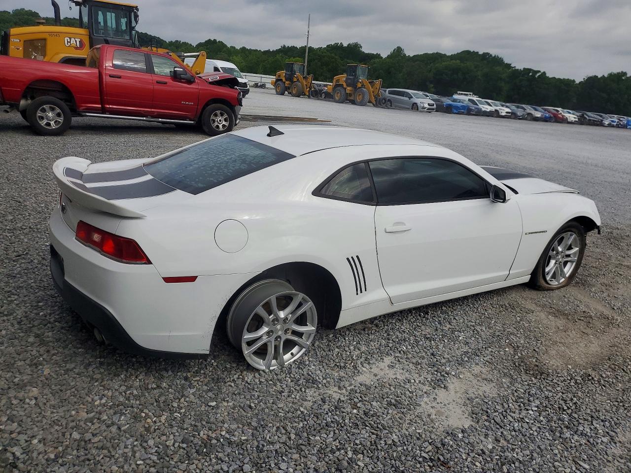 2014 Chevrolet Camaro Ls White vin: 2G1FA1E38E9313769