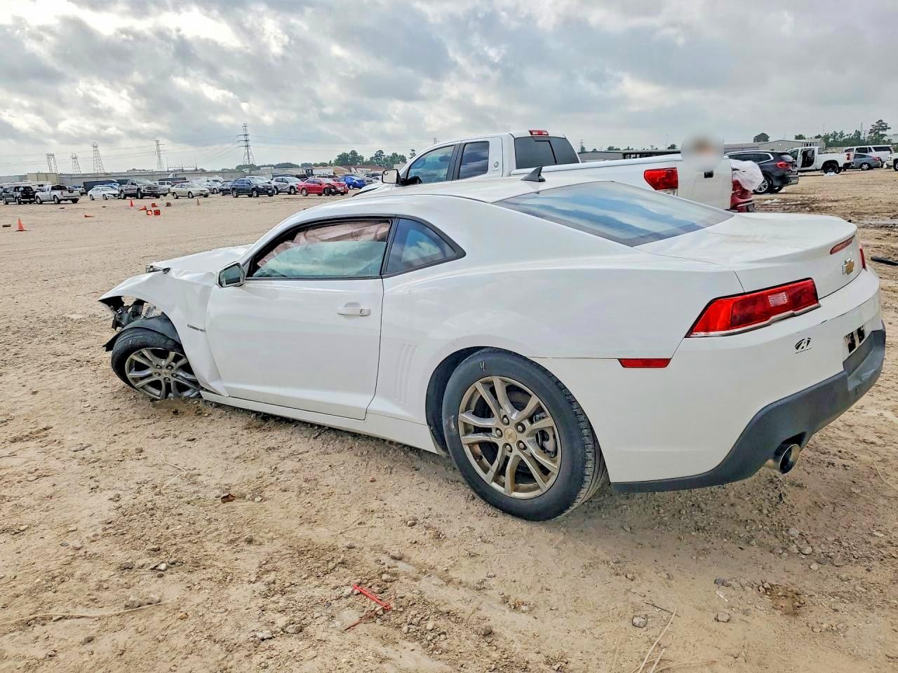 2014 Chevrolet Camaro Ls White vin: 2G1FA1E38E9317675