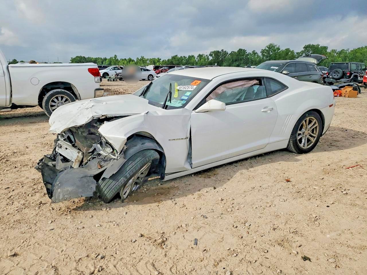 2014 Chevrolet Camaro Ls White vin: 2G1FA1E38E9317675