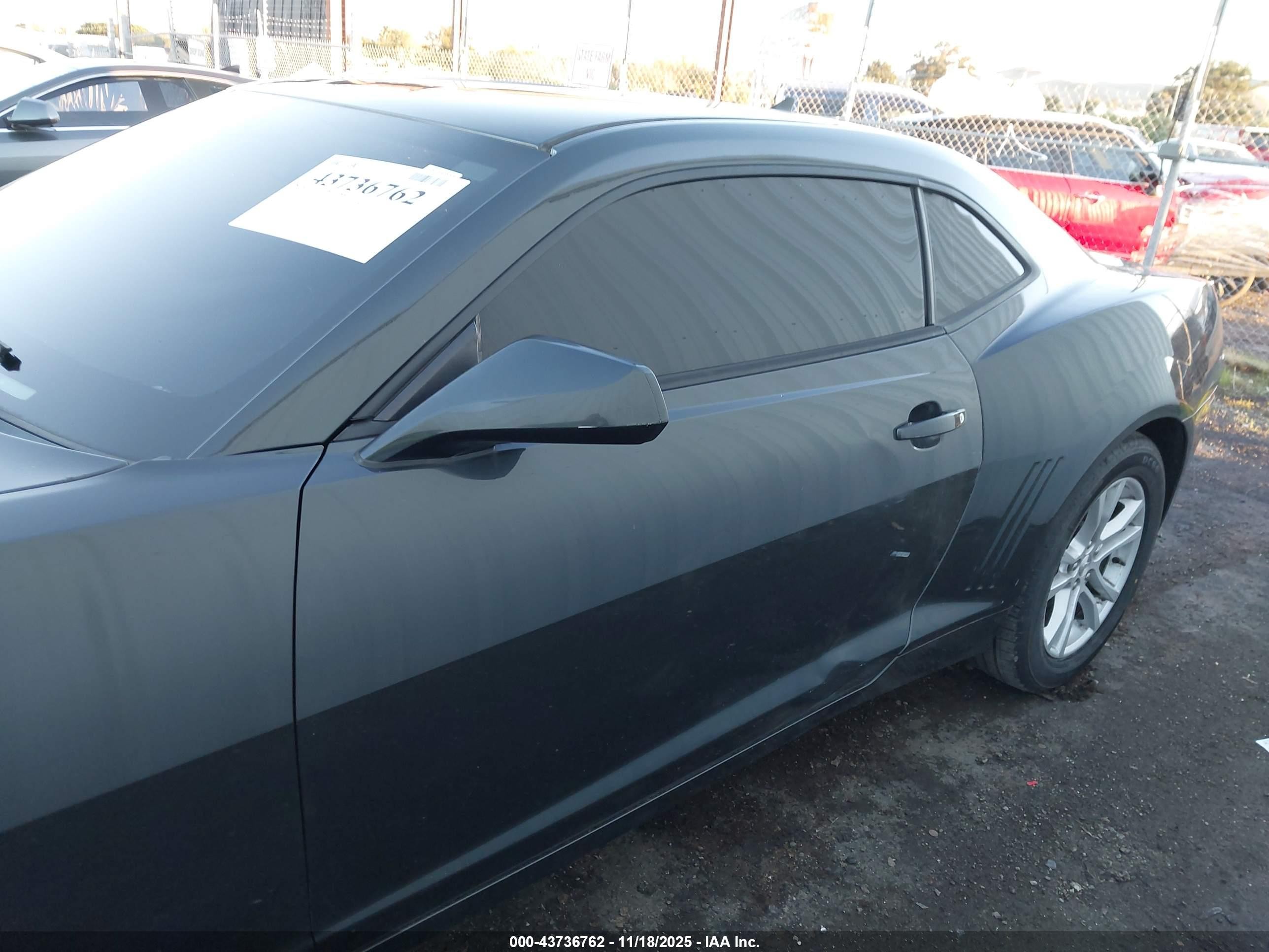 2015 Chevrolet Camaro 1ls Gray vin: 2G1FA1E38F9301980