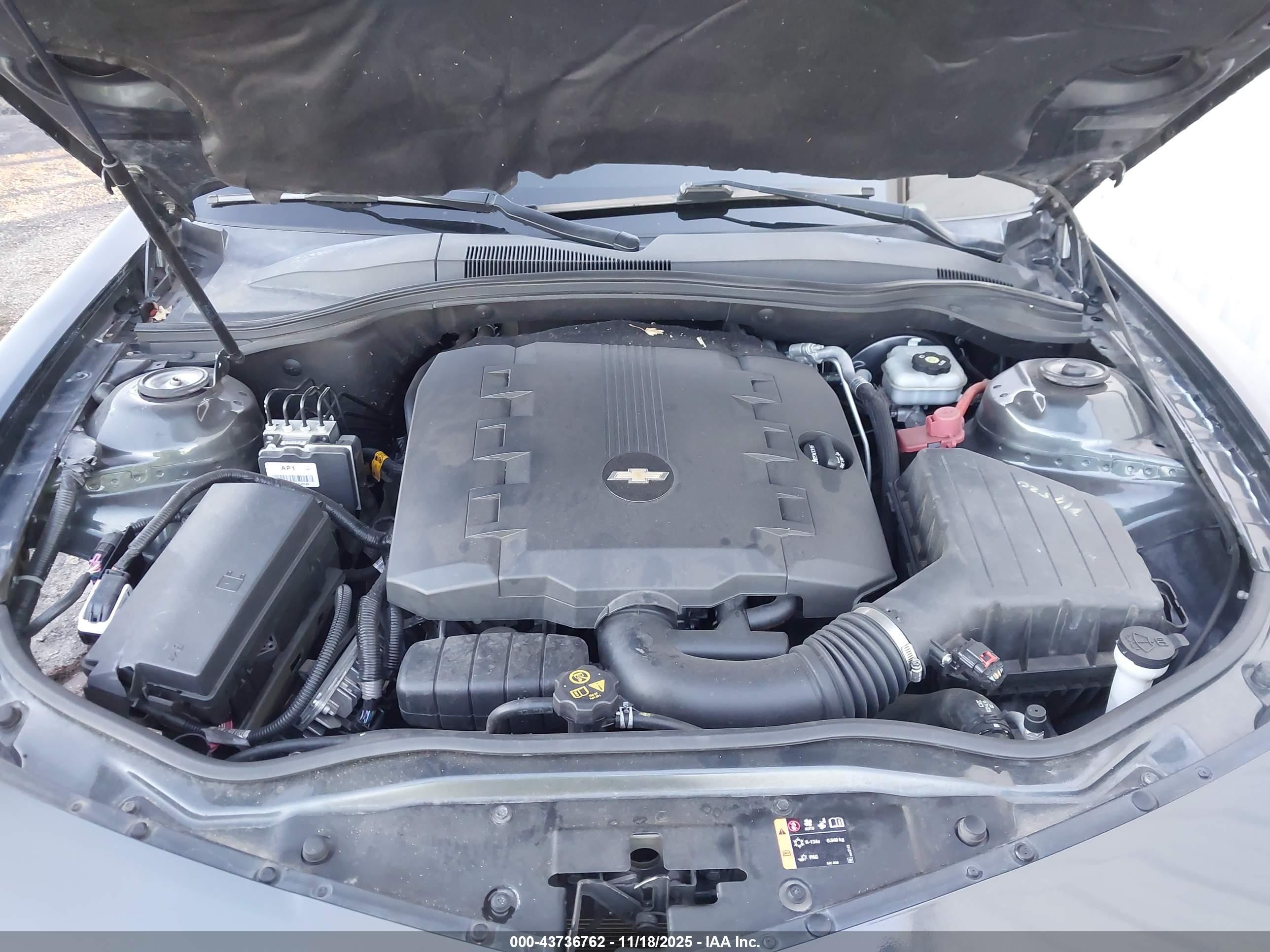 2015 Chevrolet Camaro 1ls Gray vin: 2G1FA1E38F9301980
