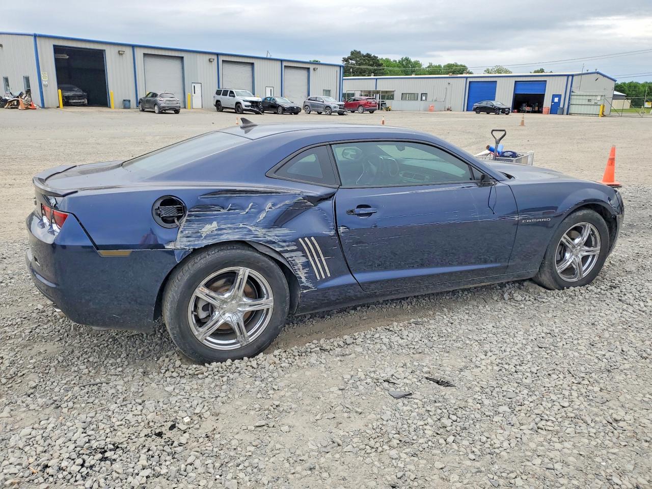 2012 Chevrolet Camaro Ls Blue vin: 2G1FA1E39C9173633
