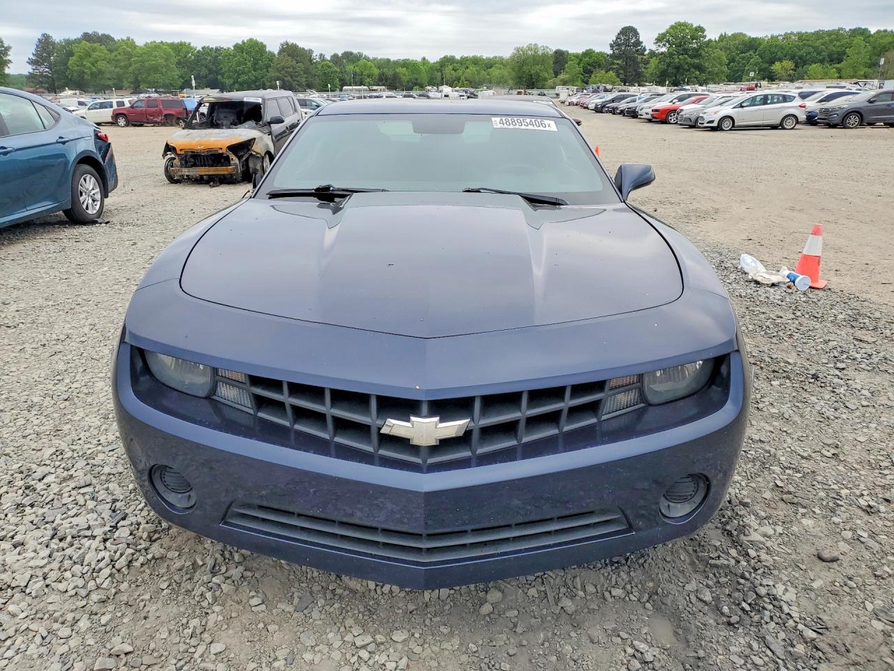 2012 Chevrolet Camaro Ls Blue vin: 2G1FA1E39C9173633