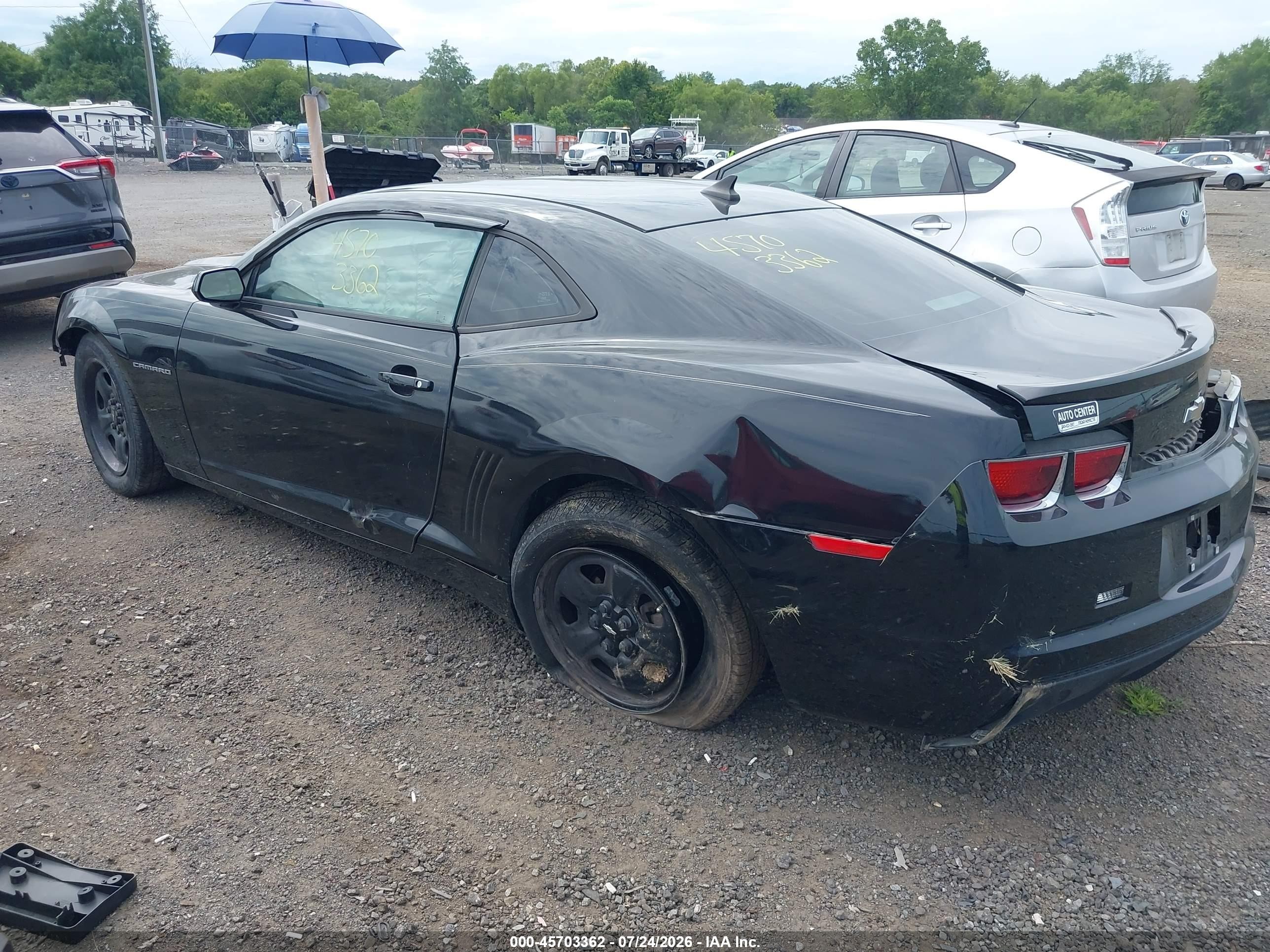 2012 Chevrolet Camaro 2ls Black vin: 2G1FA1E39C9184437