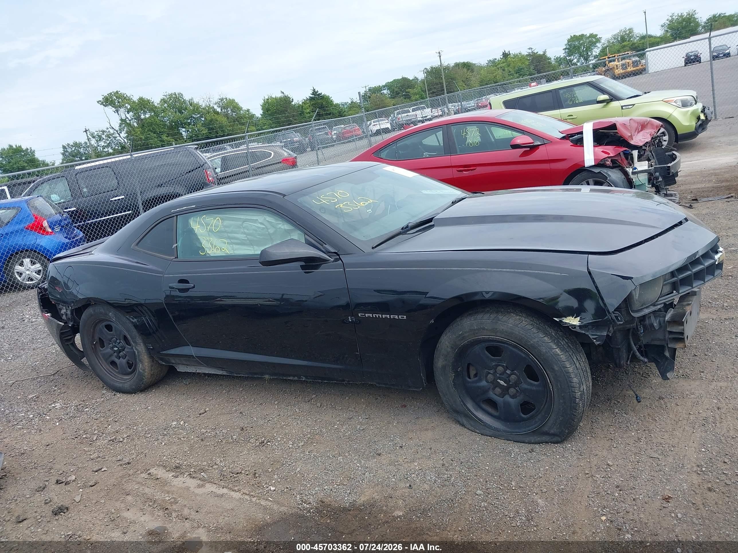 2012 Chevrolet Camaro 2ls Black vin: 2G1FA1E39C9184437