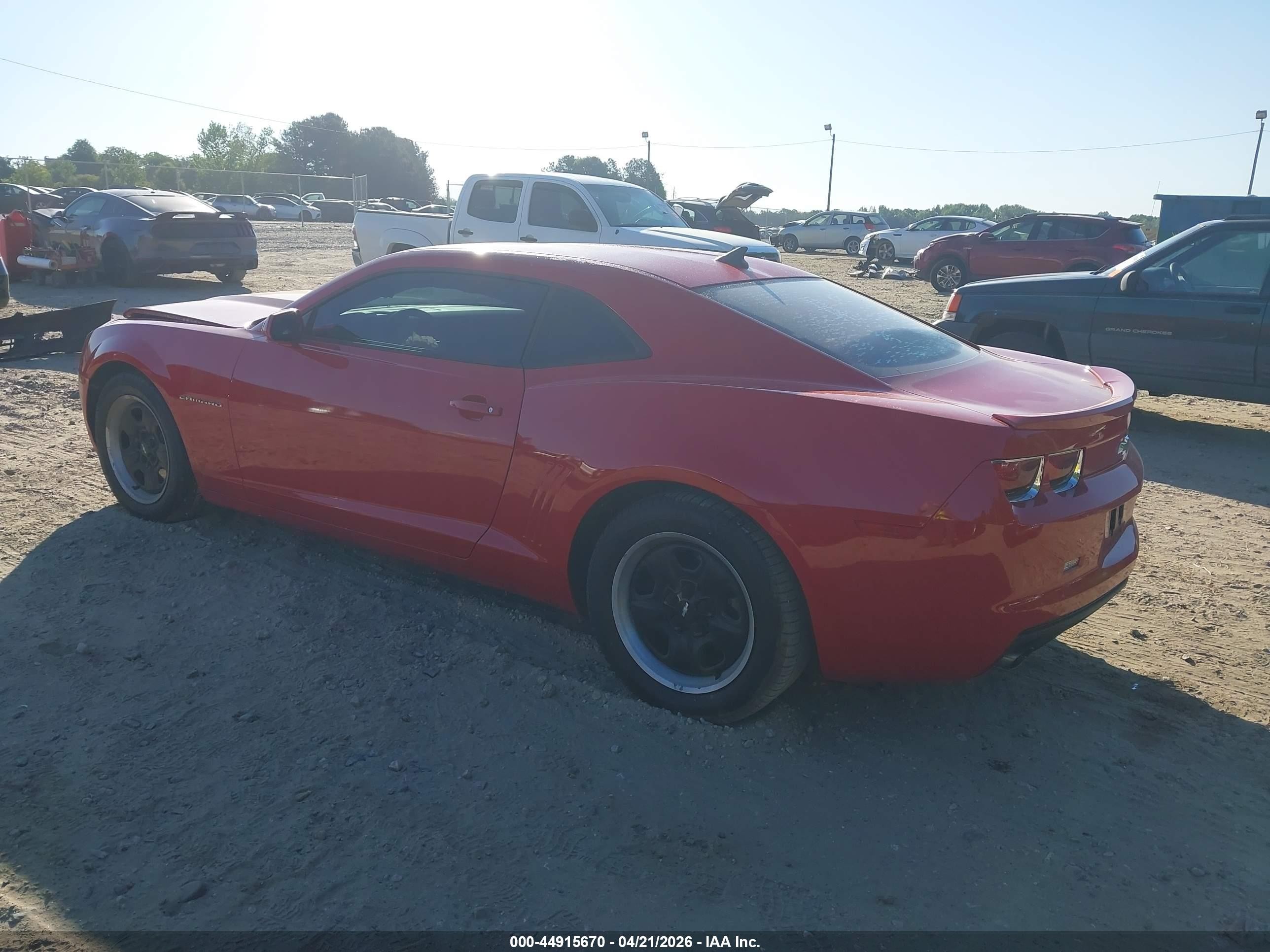 2013 Chevrolet Camaro 2ls Red vin: 2G1FA1E39D9174489