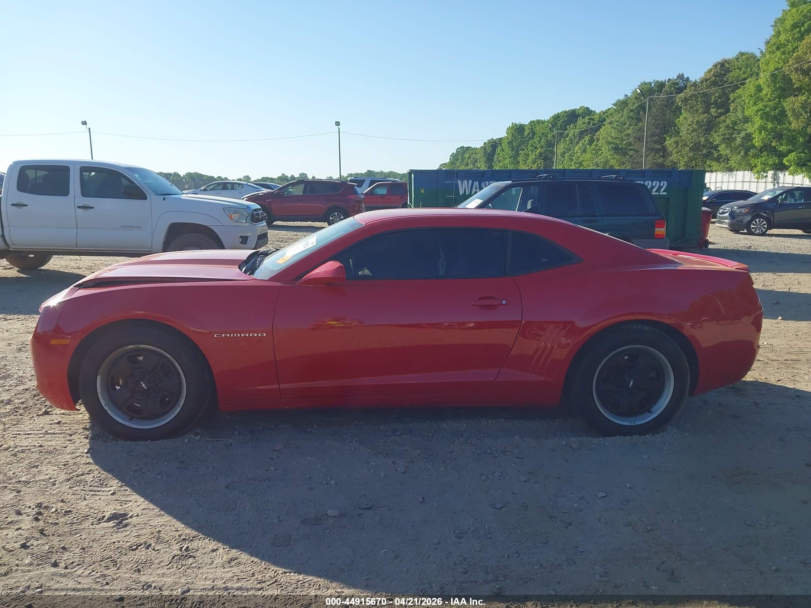 2013 Chevrolet Camaro 2ls Red vin: 2G1FA1E39D9174489