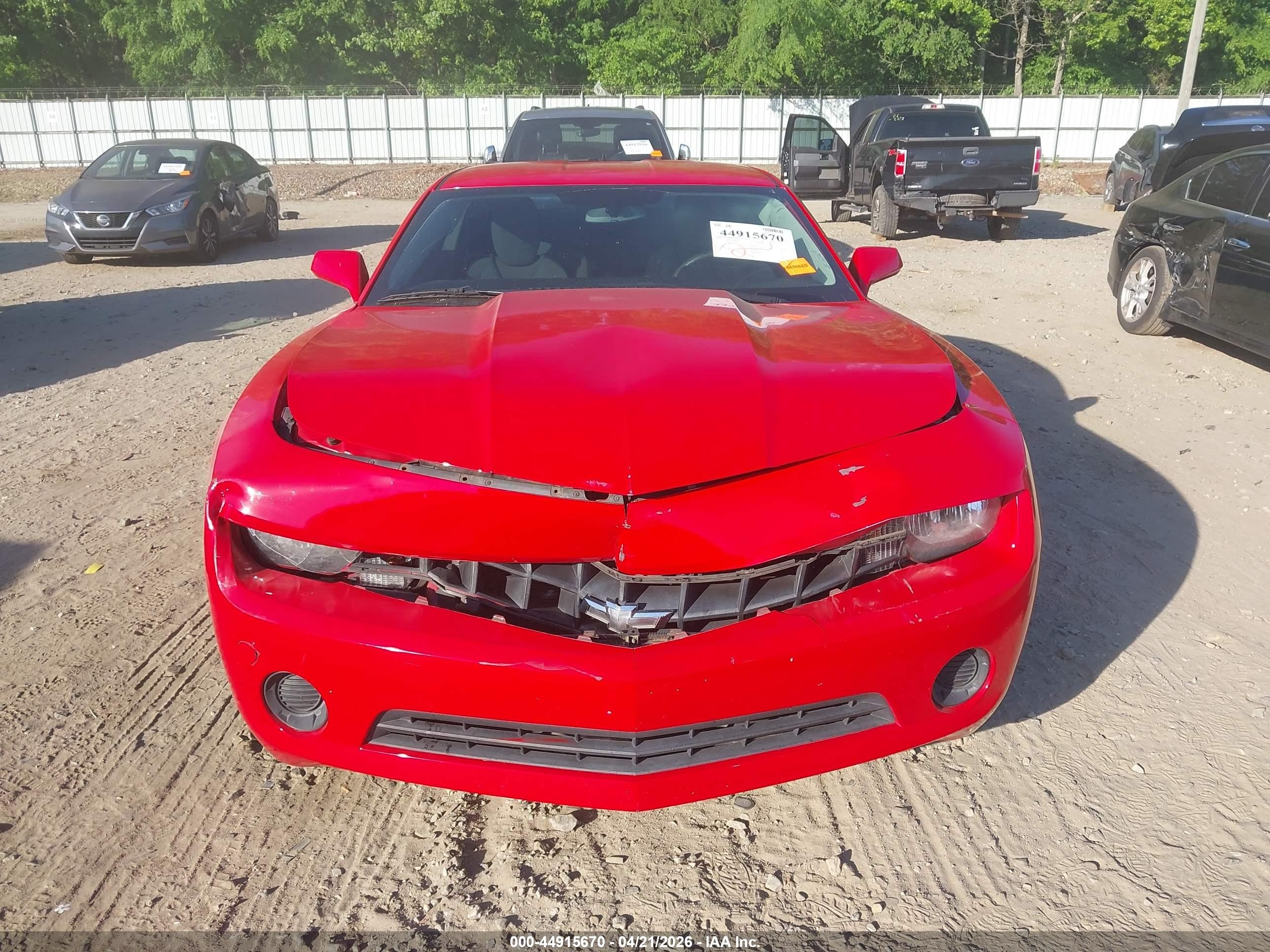 2013 Chevrolet Camaro 2ls Red vin: 2G1FA1E39D9174489