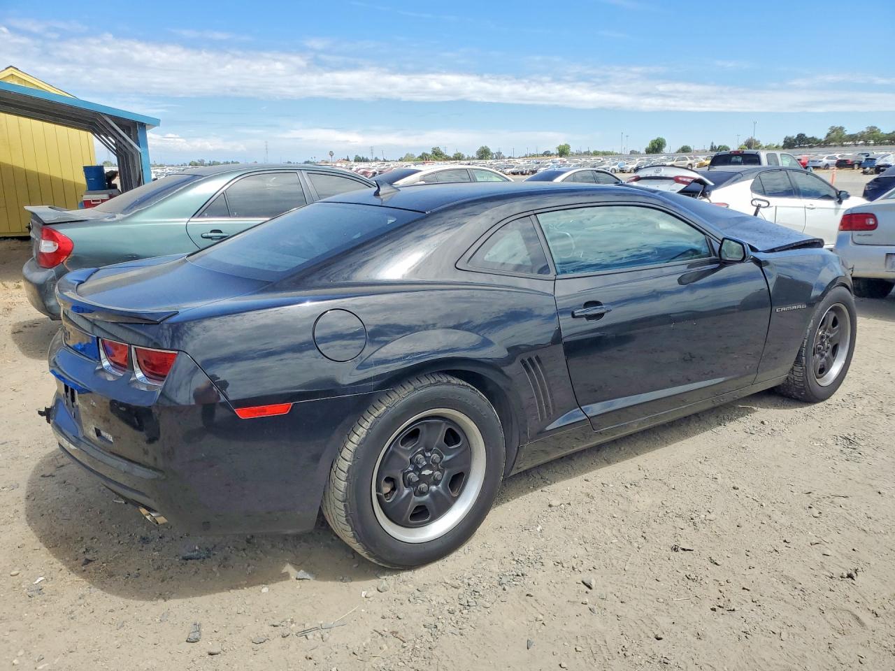 2013 Chevrolet Camaro Ls Black vin: 2G1FA1E39D9190269