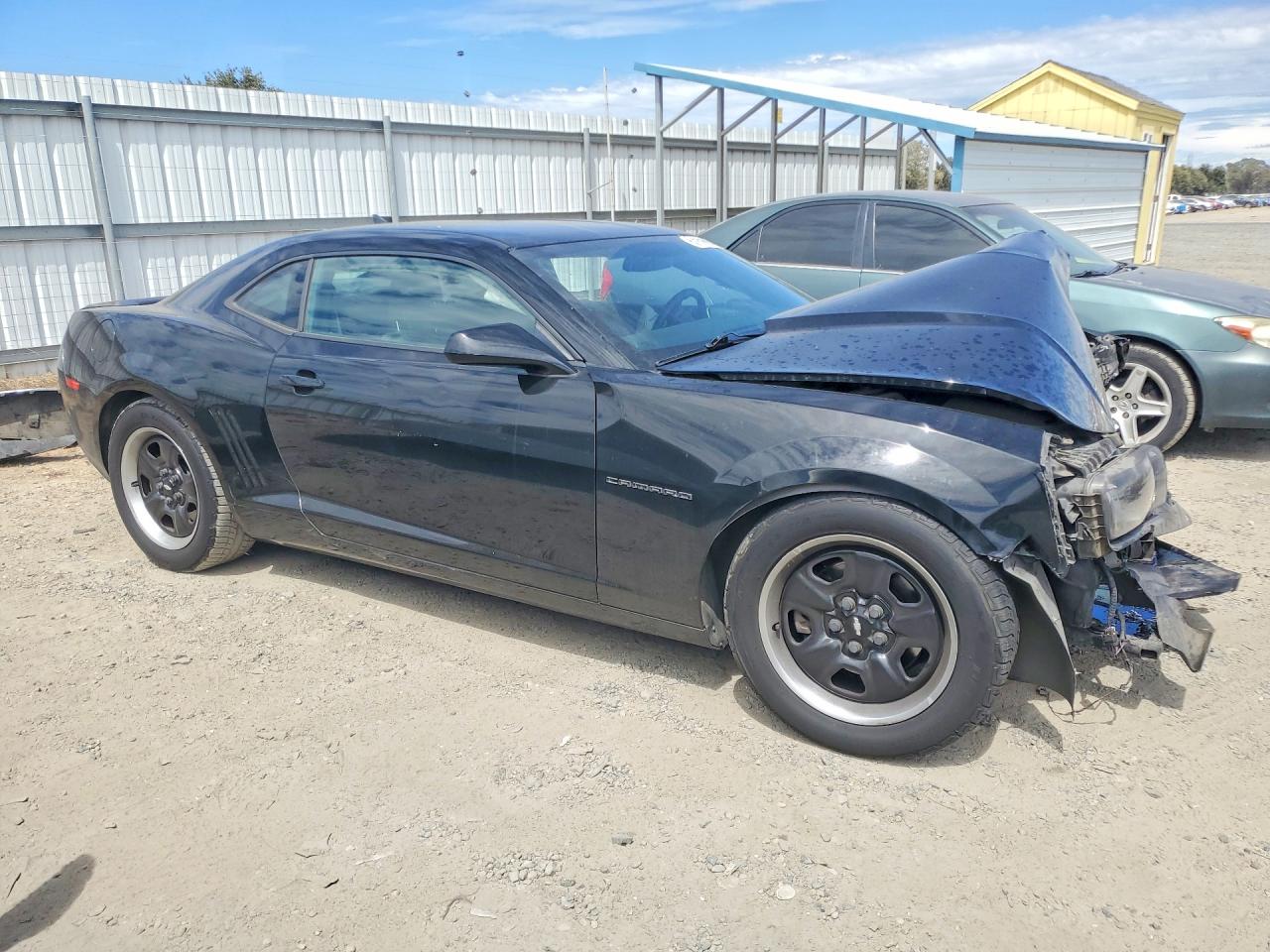 2013 Chevrolet Camaro Ls Black vin: 2G1FA1E39D9190269