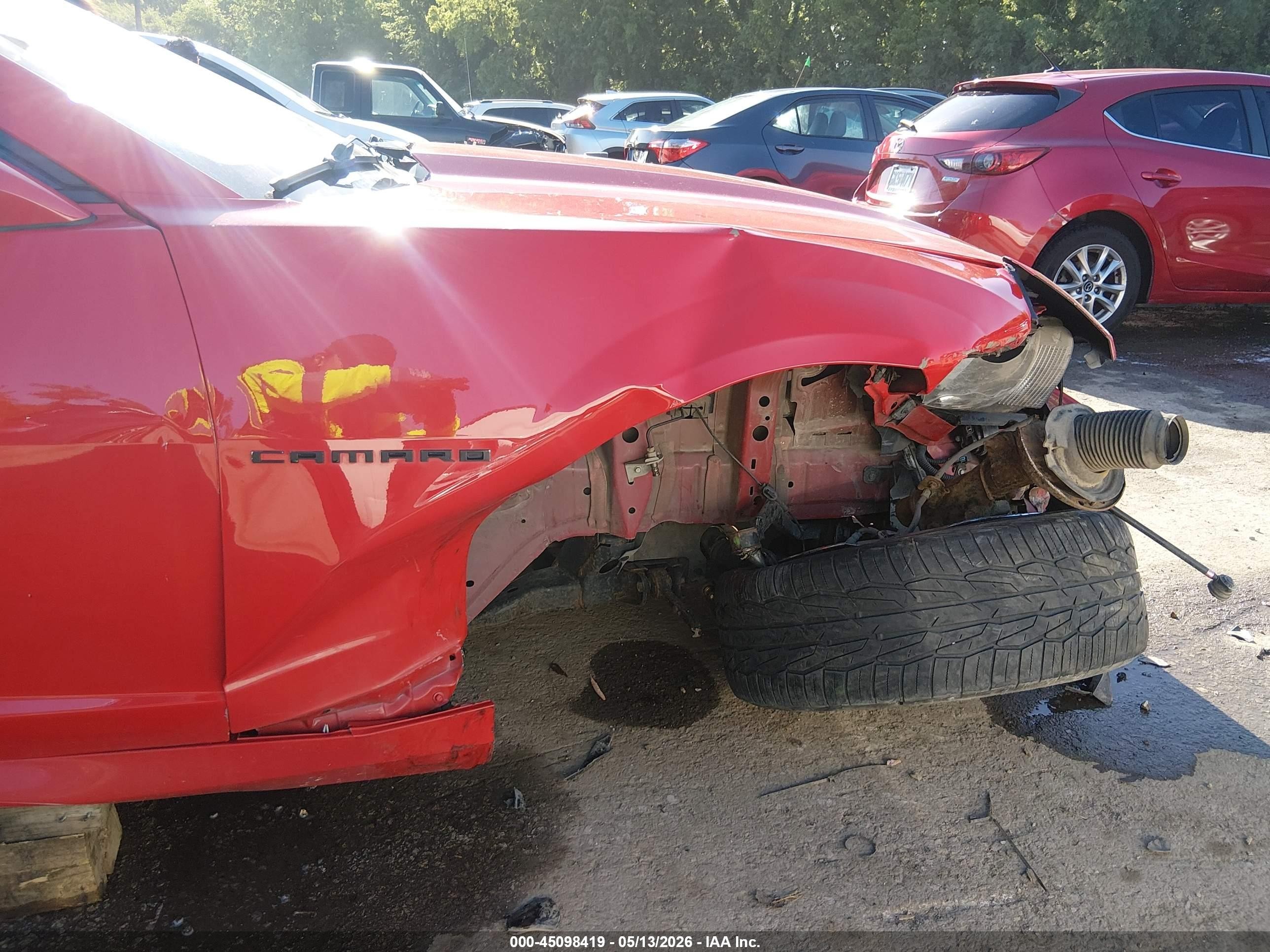 2013 Chevrolet Camaro 2ls Red vin: 2G1FA1E39D9201805