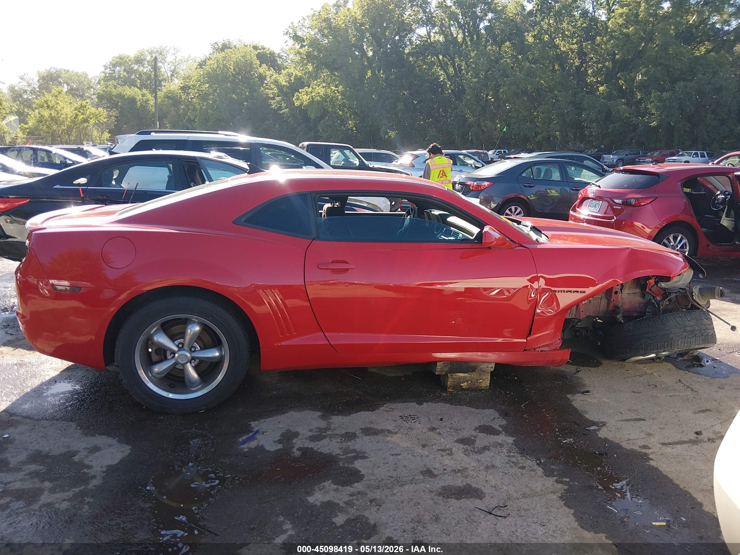 2013 Chevrolet Camaro 2ls Red vin: 2G1FA1E39D9201805
