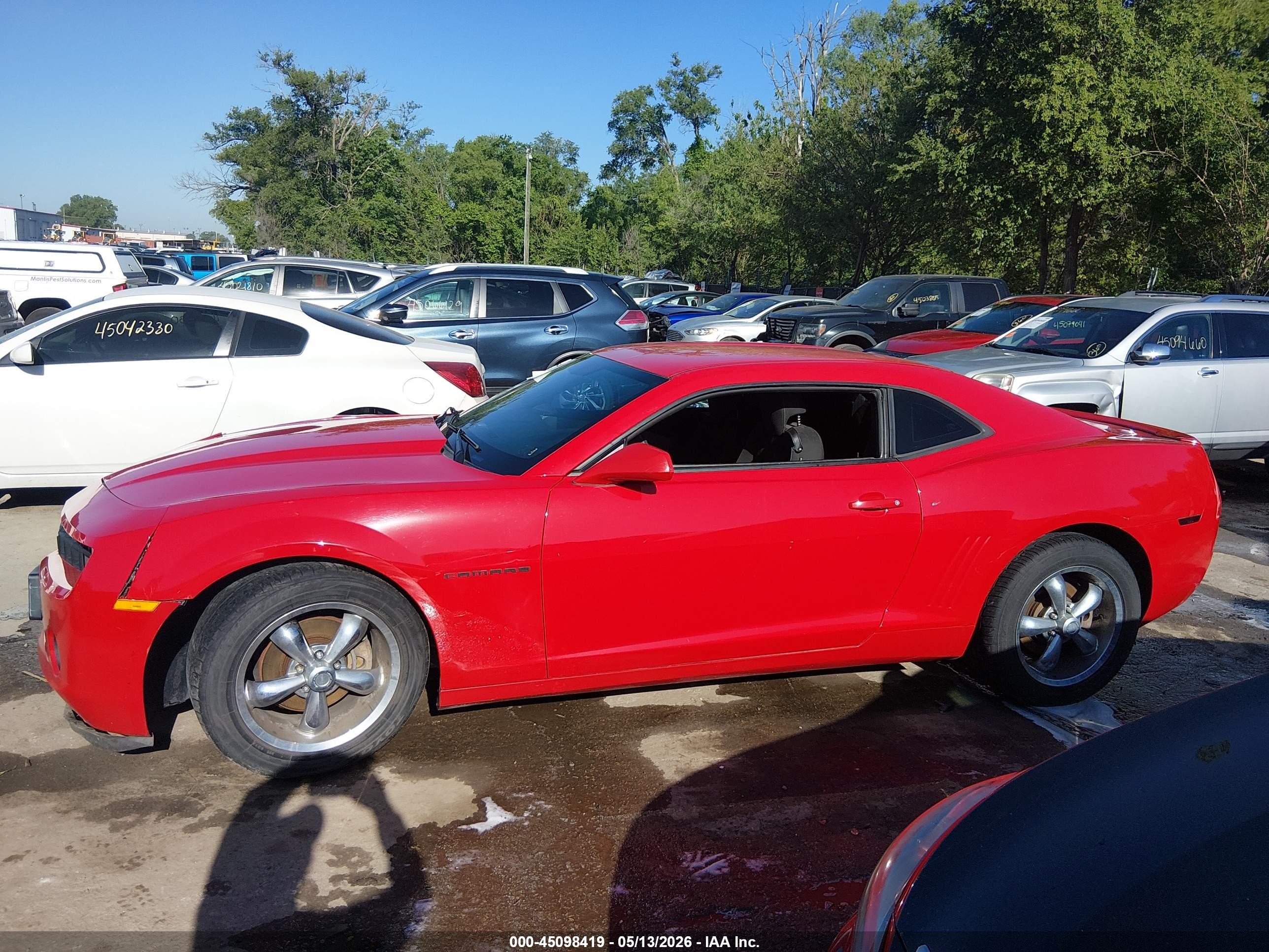 2013 Chevrolet Camaro 2ls Red vin: 2G1FA1E39D9201805