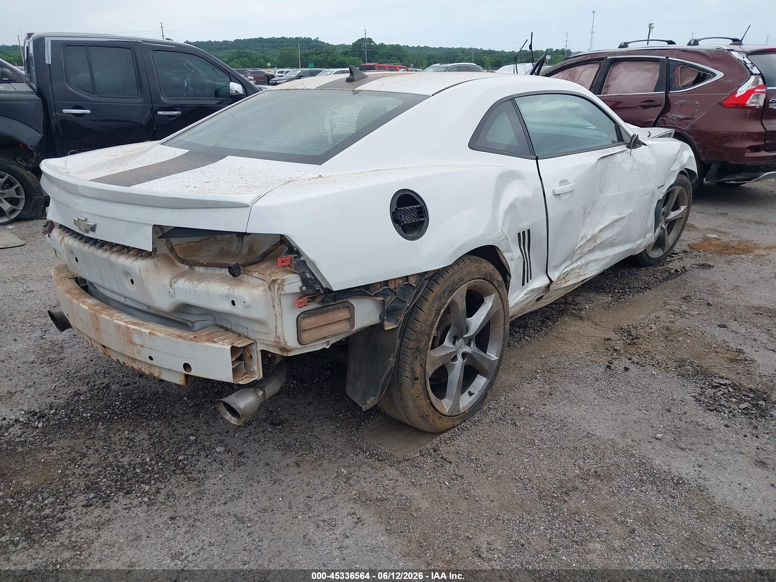 2013 Chevrolet Camaro 2ls White vin: 2G1FA1E39D9202405