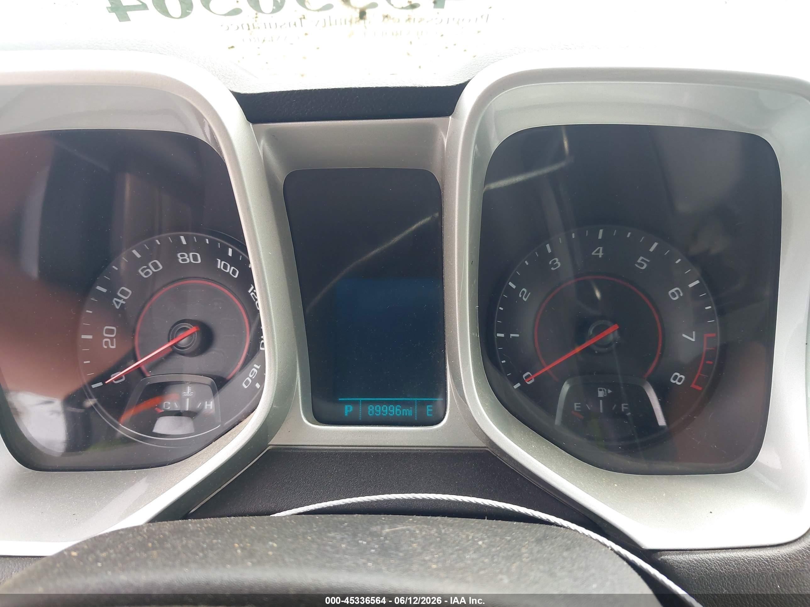 2013 Chevrolet Camaro 2ls White vin: 2G1FA1E39D9202405