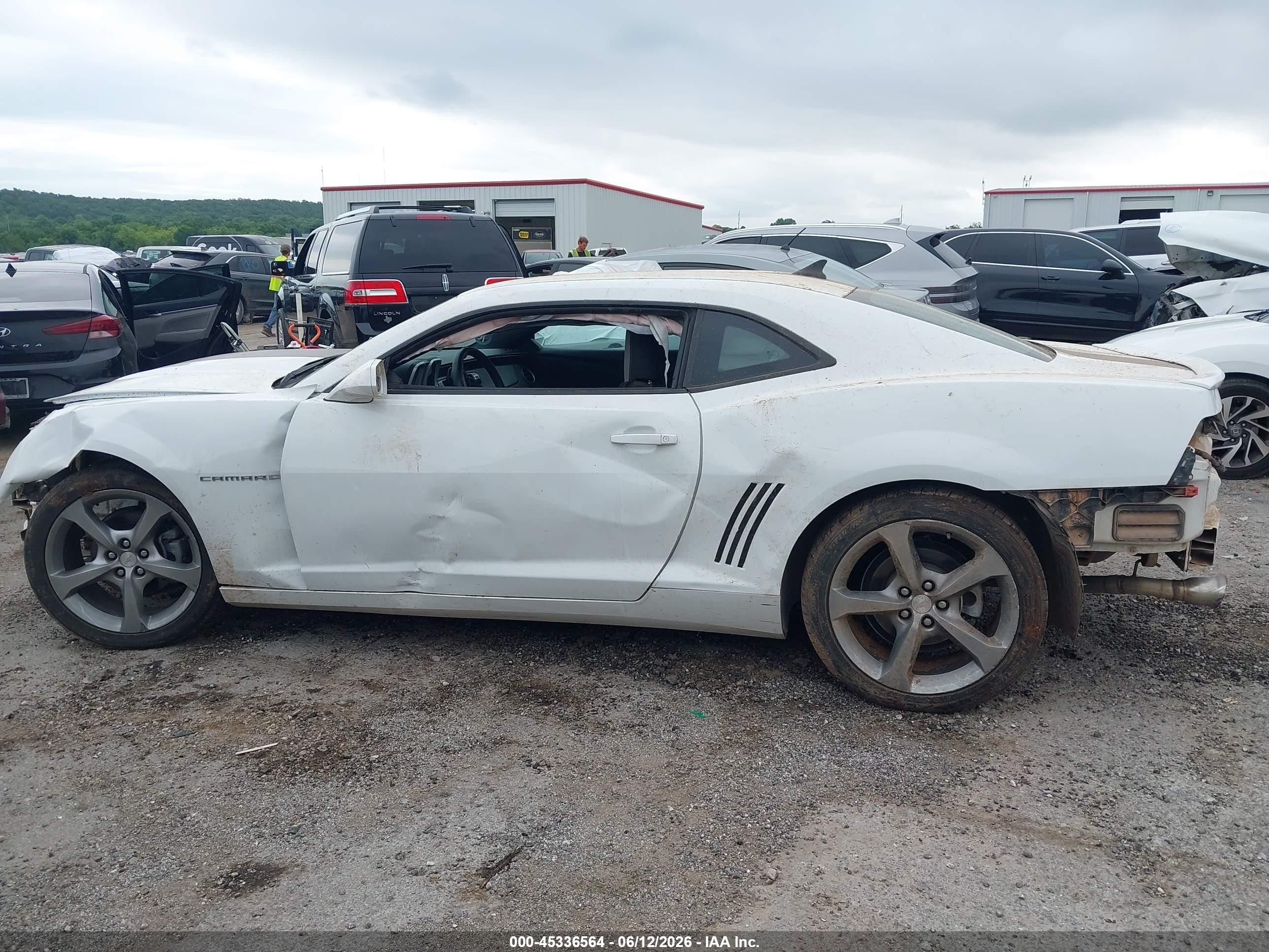 2013 Chevrolet Camaro 2ls White vin: 2G1FA1E39D9202405