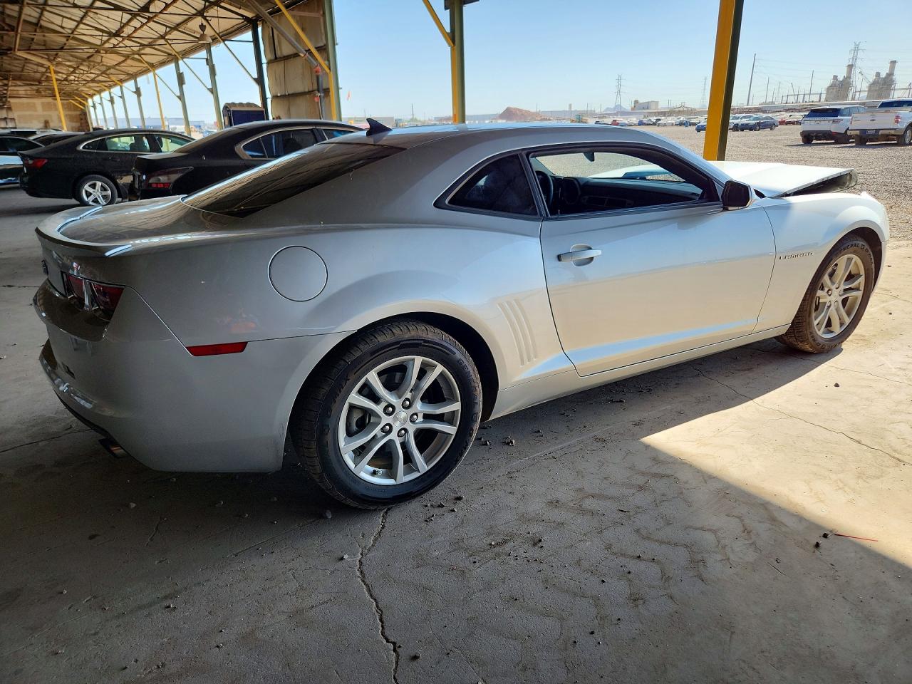 2013 Chevrolet Camaro Ls Silver vin: 2G1FA1E39D9205014