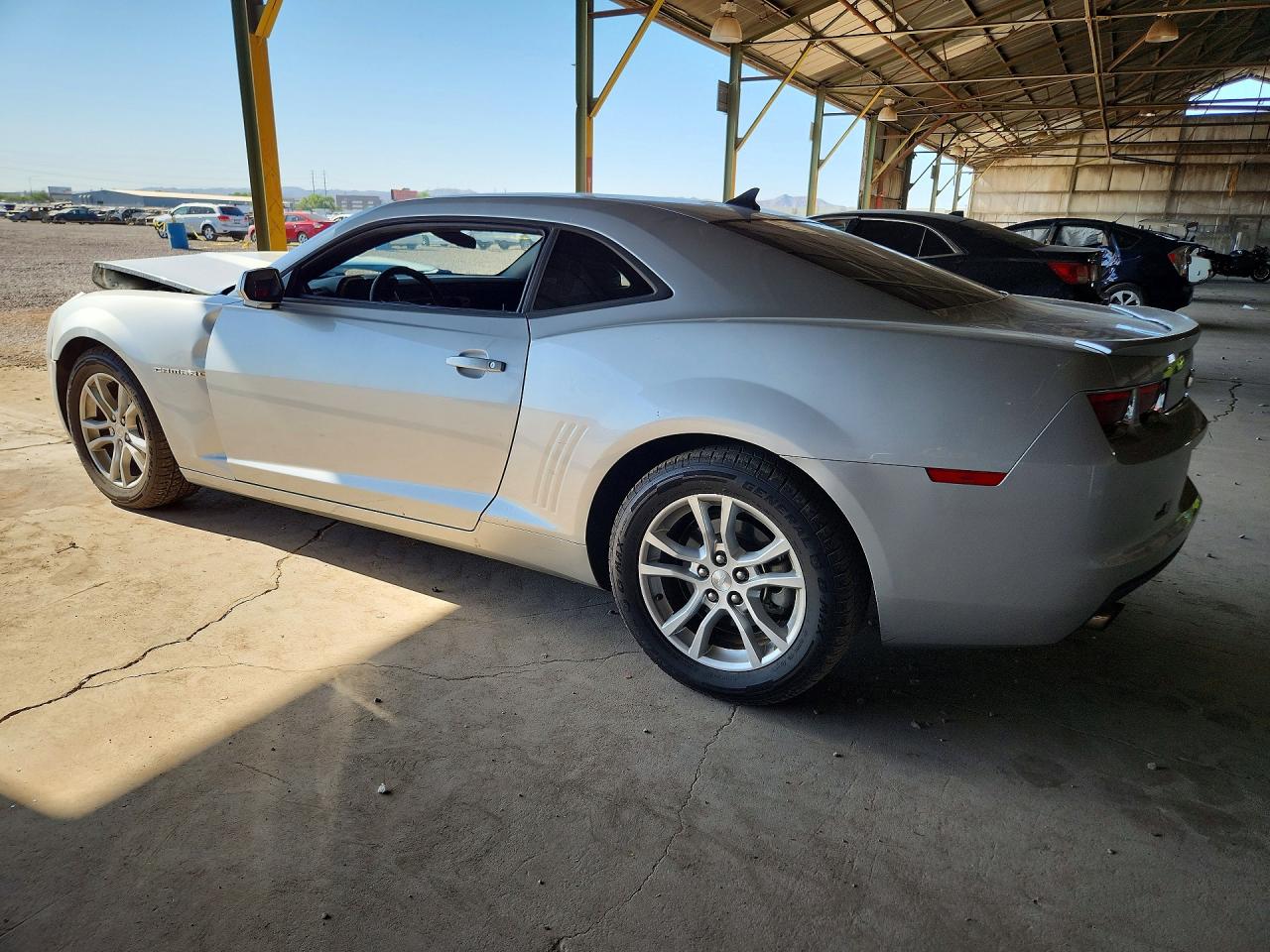2013 Chevrolet Camaro Ls Silver vin: 2G1FA1E39D9205014