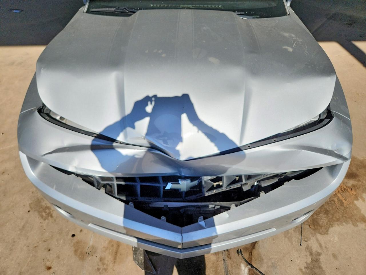 2013 Chevrolet Camaro Ls Silver vin: 2G1FA1E39D9205014