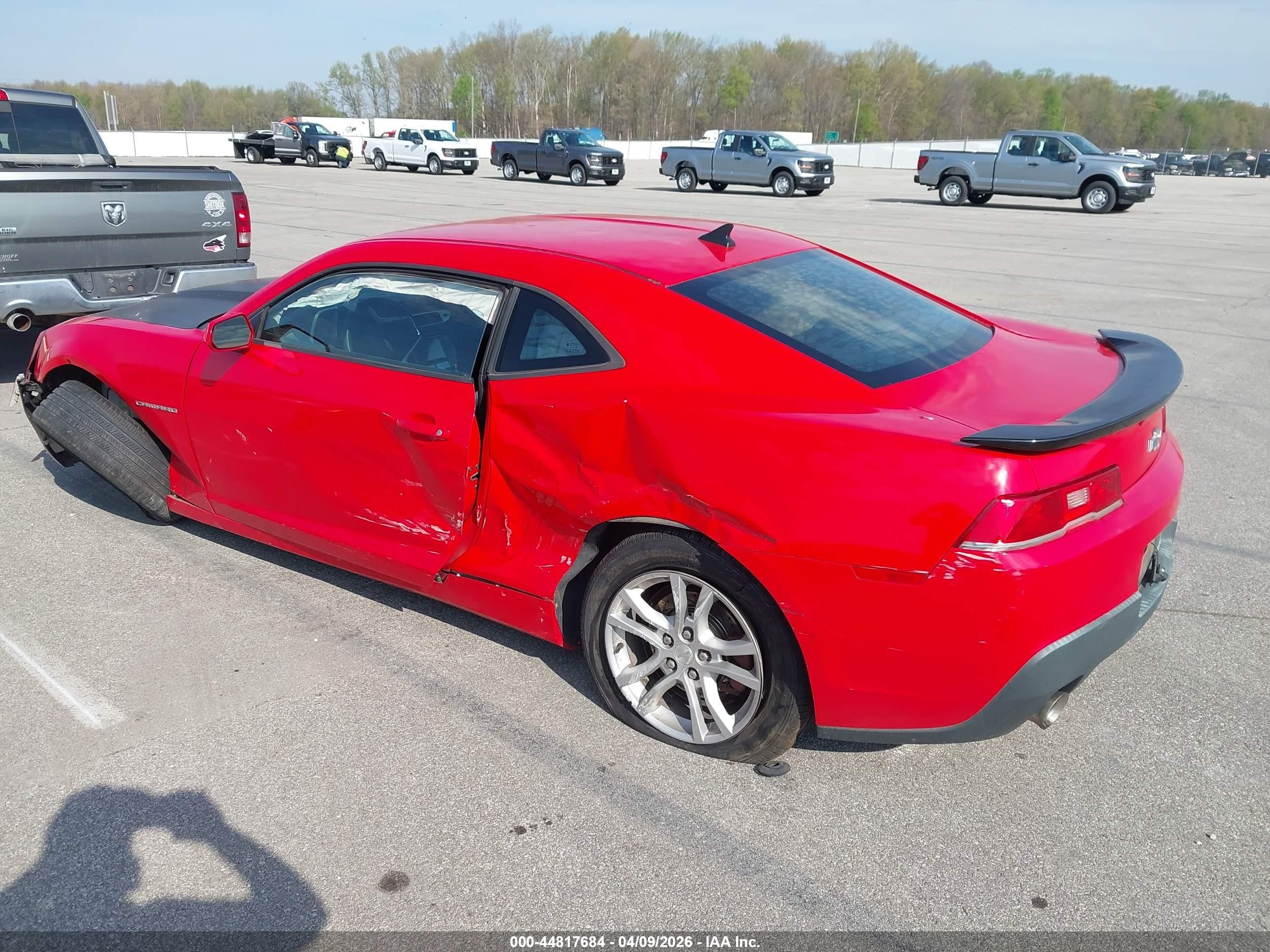 2014 Chevrolet Camaro 2ls Красный vin: 2G1FA1E39E9147987