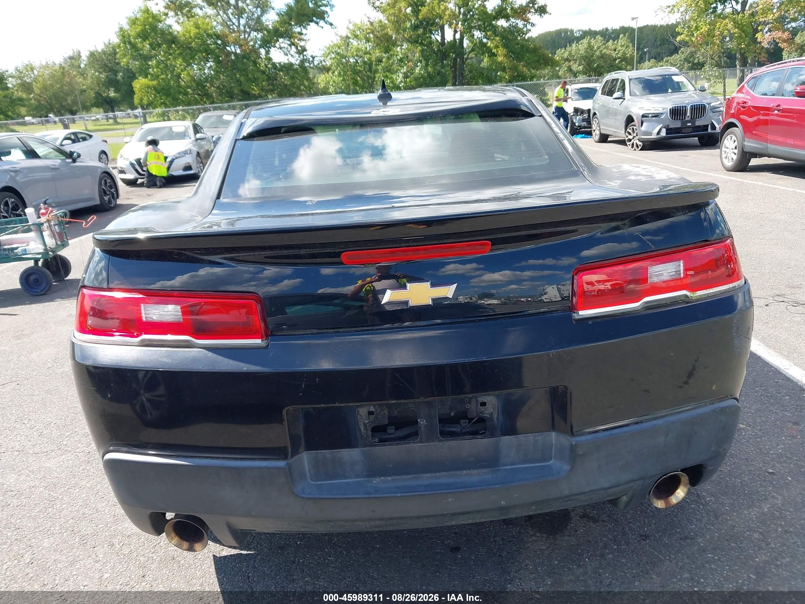 2014 Chevrolet Camaro 2ls Черный vin: 2G1FA1E39E9160500