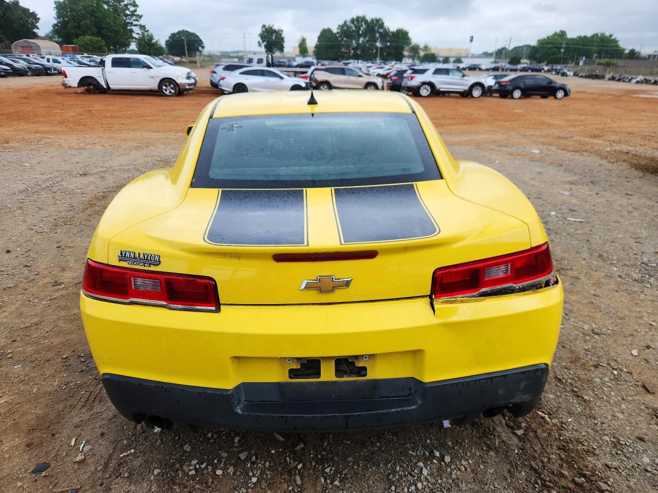 2014 Chevrolet Camaro Ls Yellow vin: 2G1FA1E39E9209484