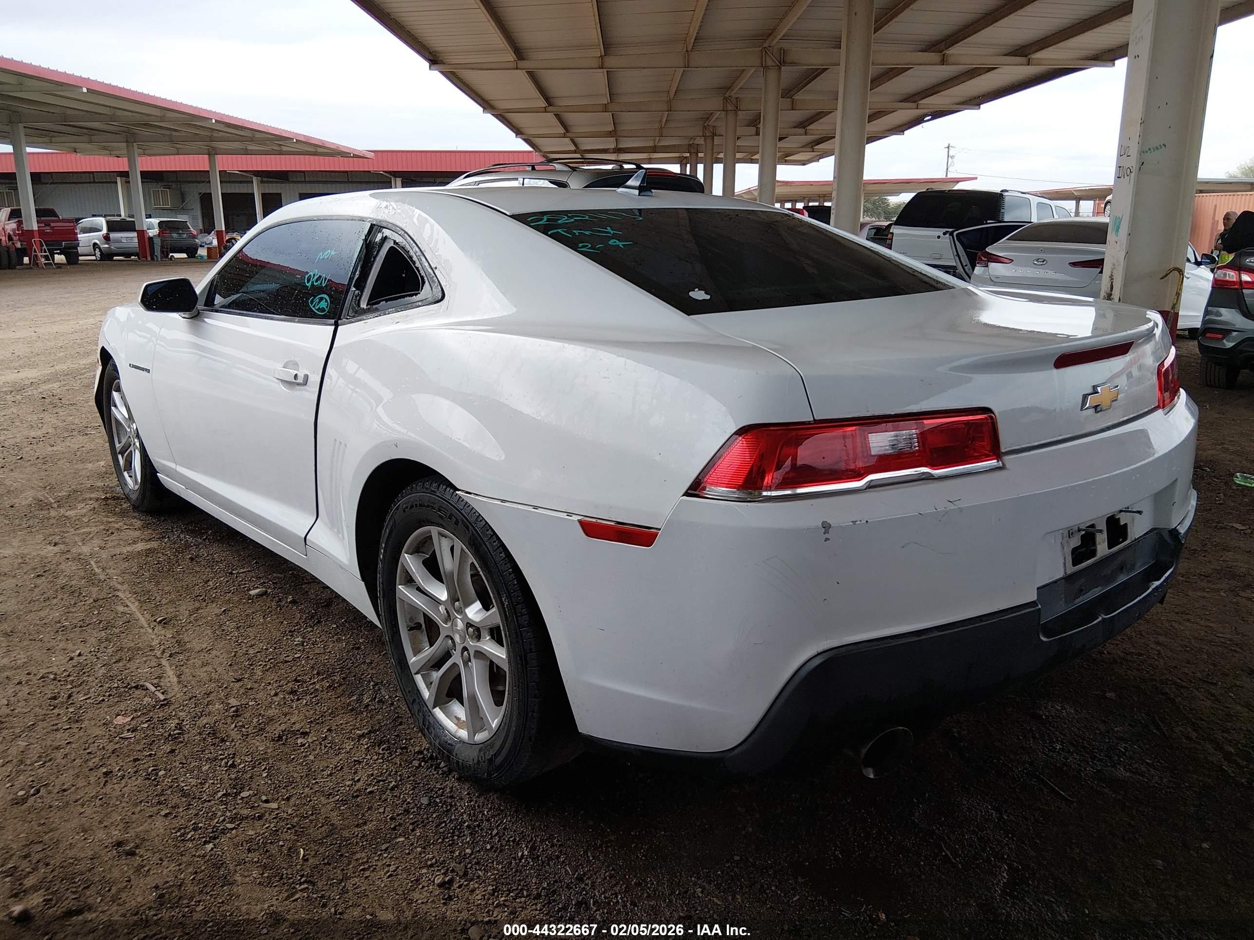 2014 Chevrolet Camaro 2ls White vin: 2G1FA1E39E9282113