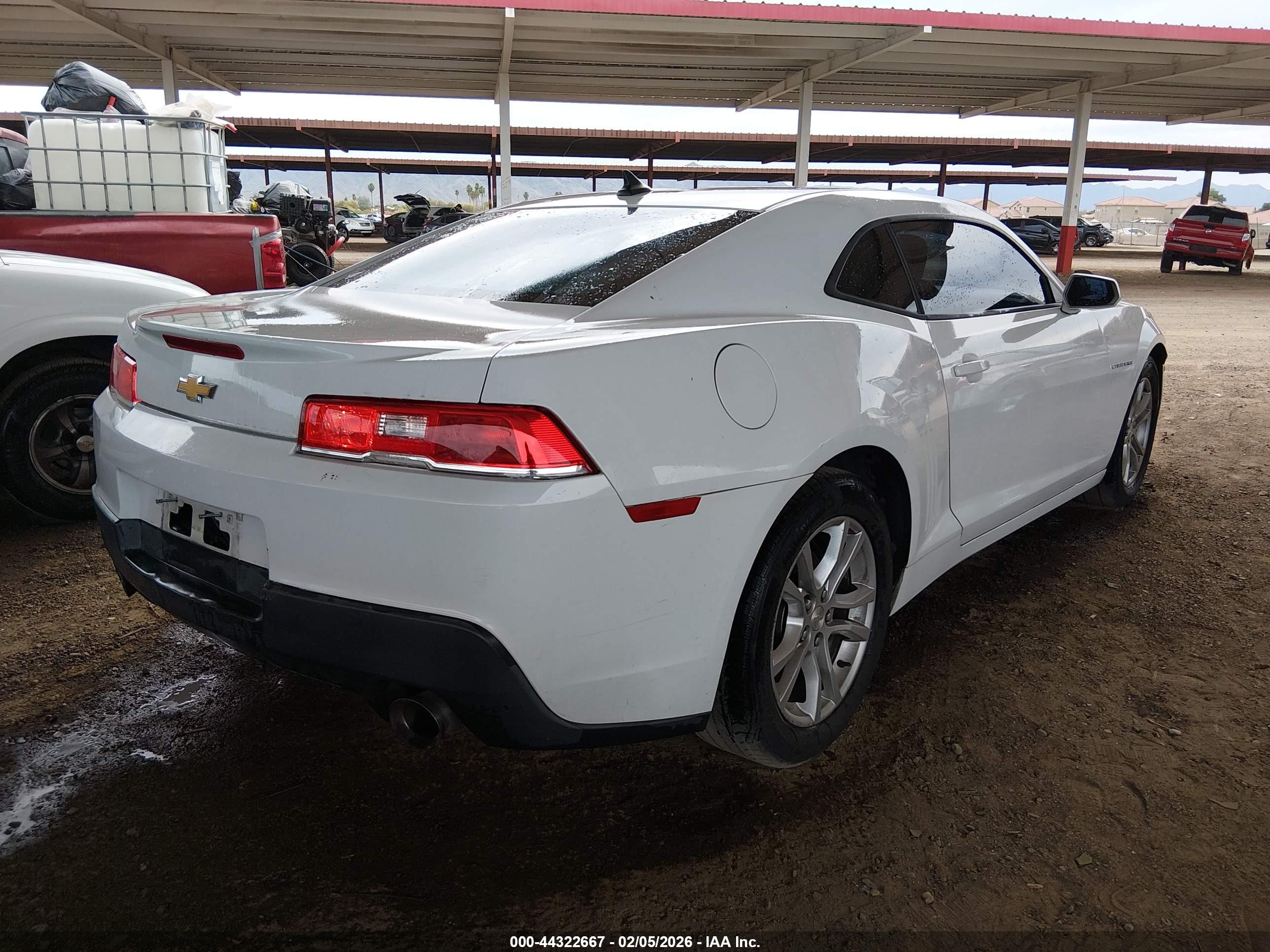 2014 Chevrolet Camaro 2ls White vin: 2G1FA1E39E9282113