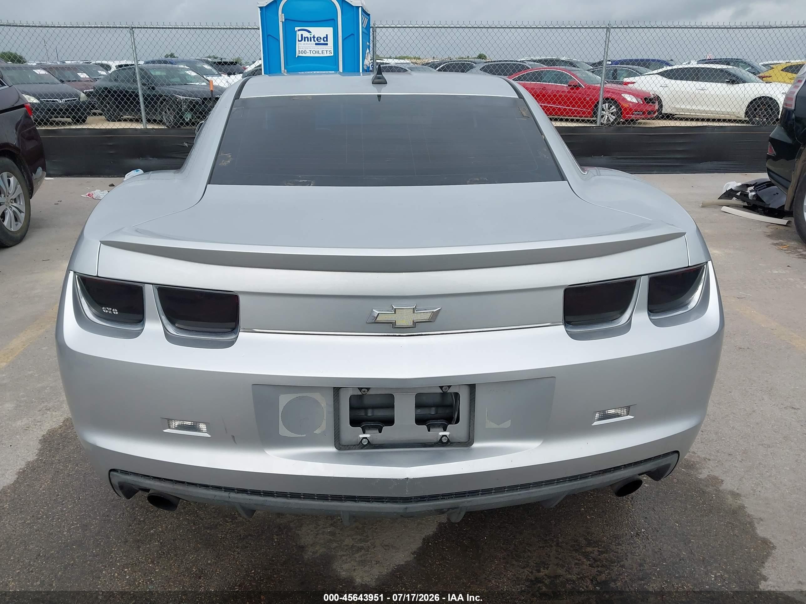 2012 Chevrolet Camaro 2ls Silver vin: 2G1FA1E3XC9126191