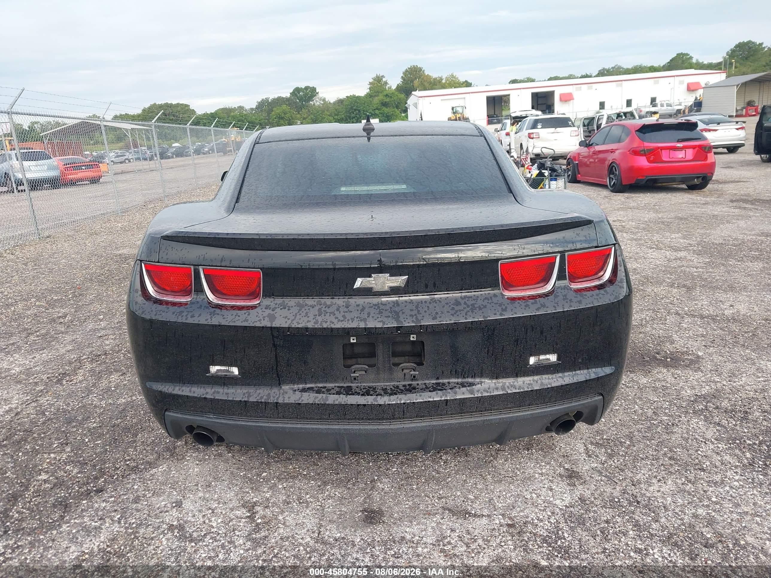 2013 Chevrolet Camaro 2ls Black vin: 2G1FA1E3XD9154137