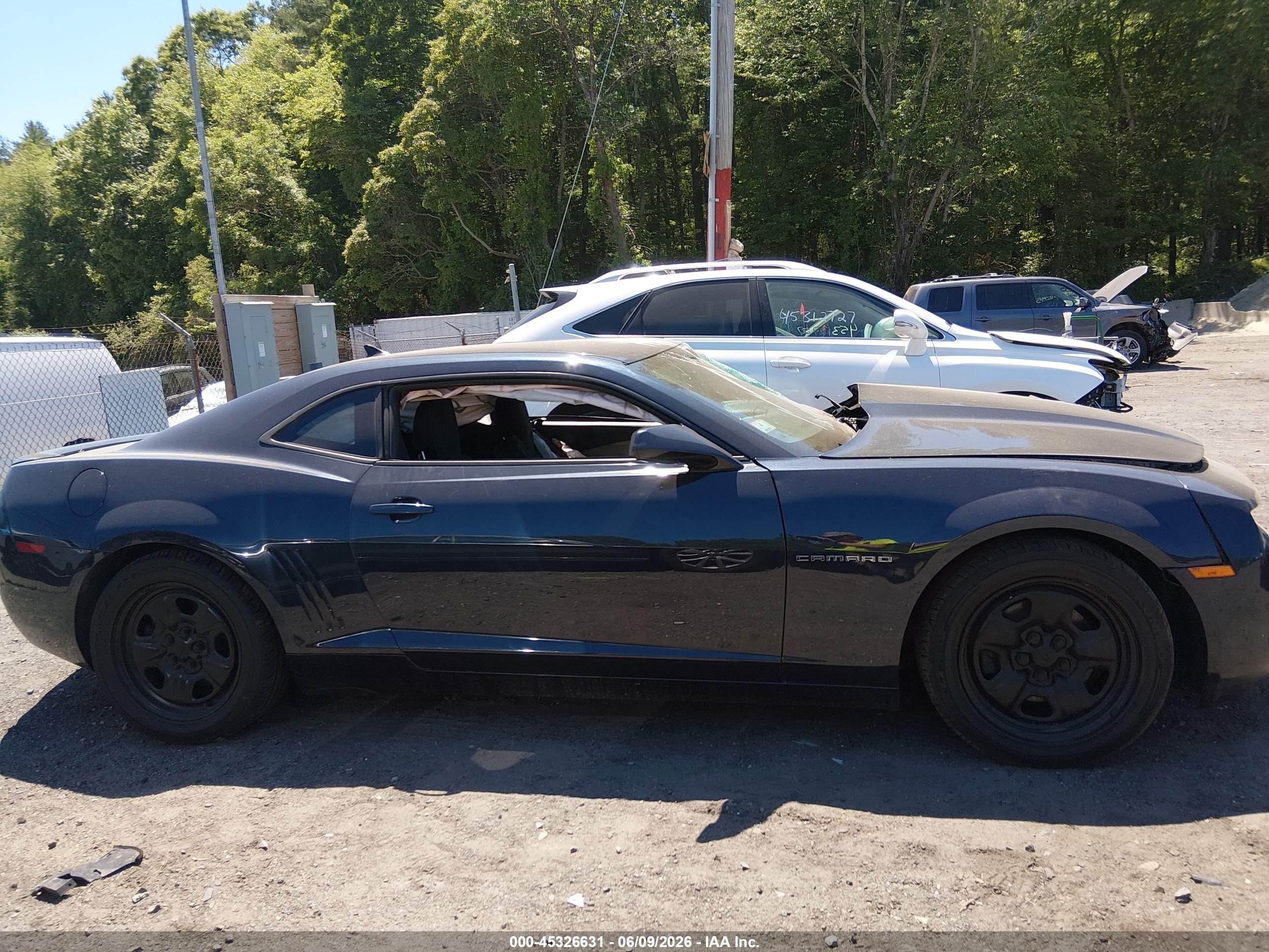 2013 Chevrolet Camaro 2ls Black vin: 2G1FA1E3XD9211579