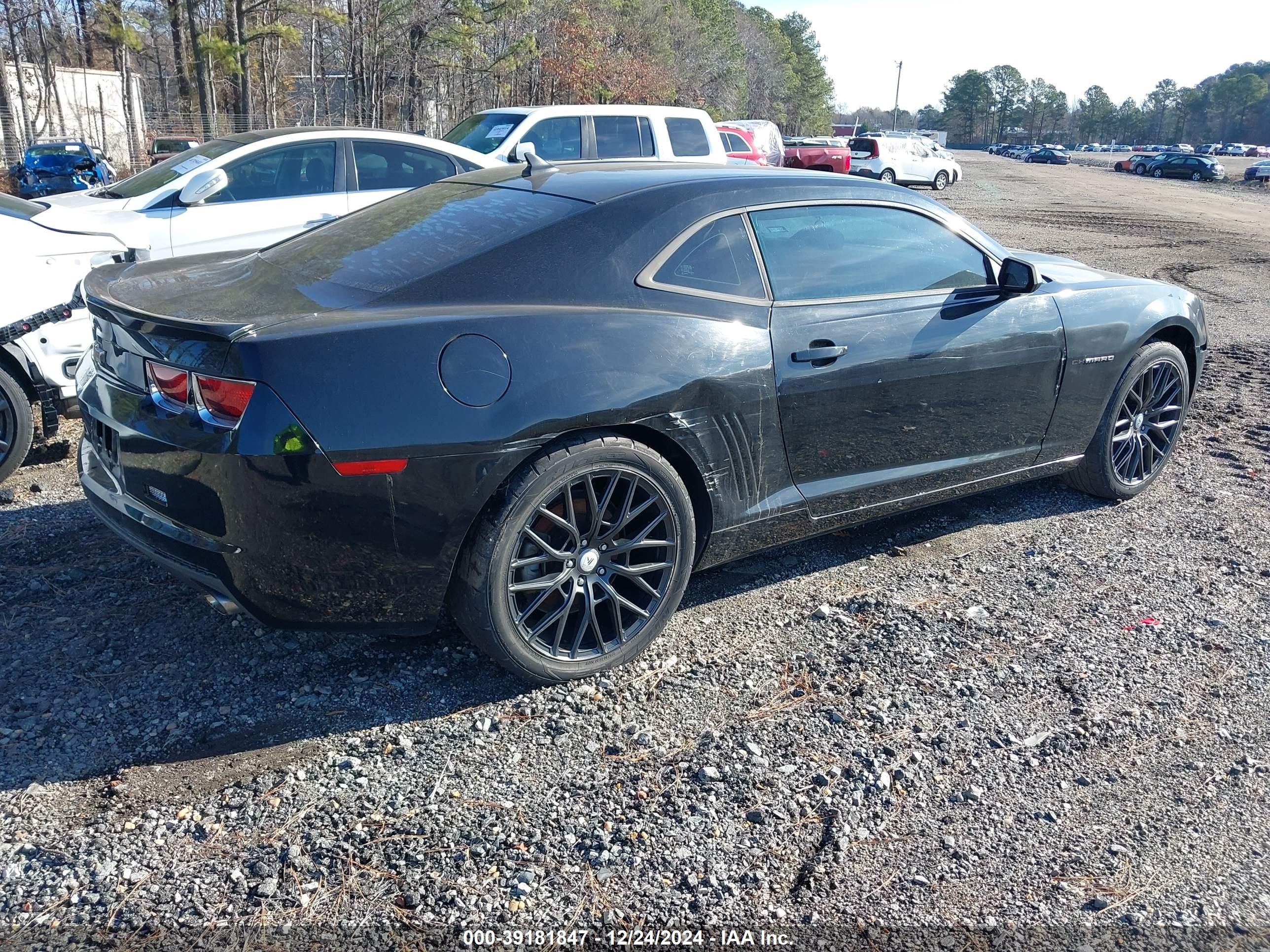 2013 Chevrolet Camaro 2ls Черный vin: 2G1FA1E3XD9241908