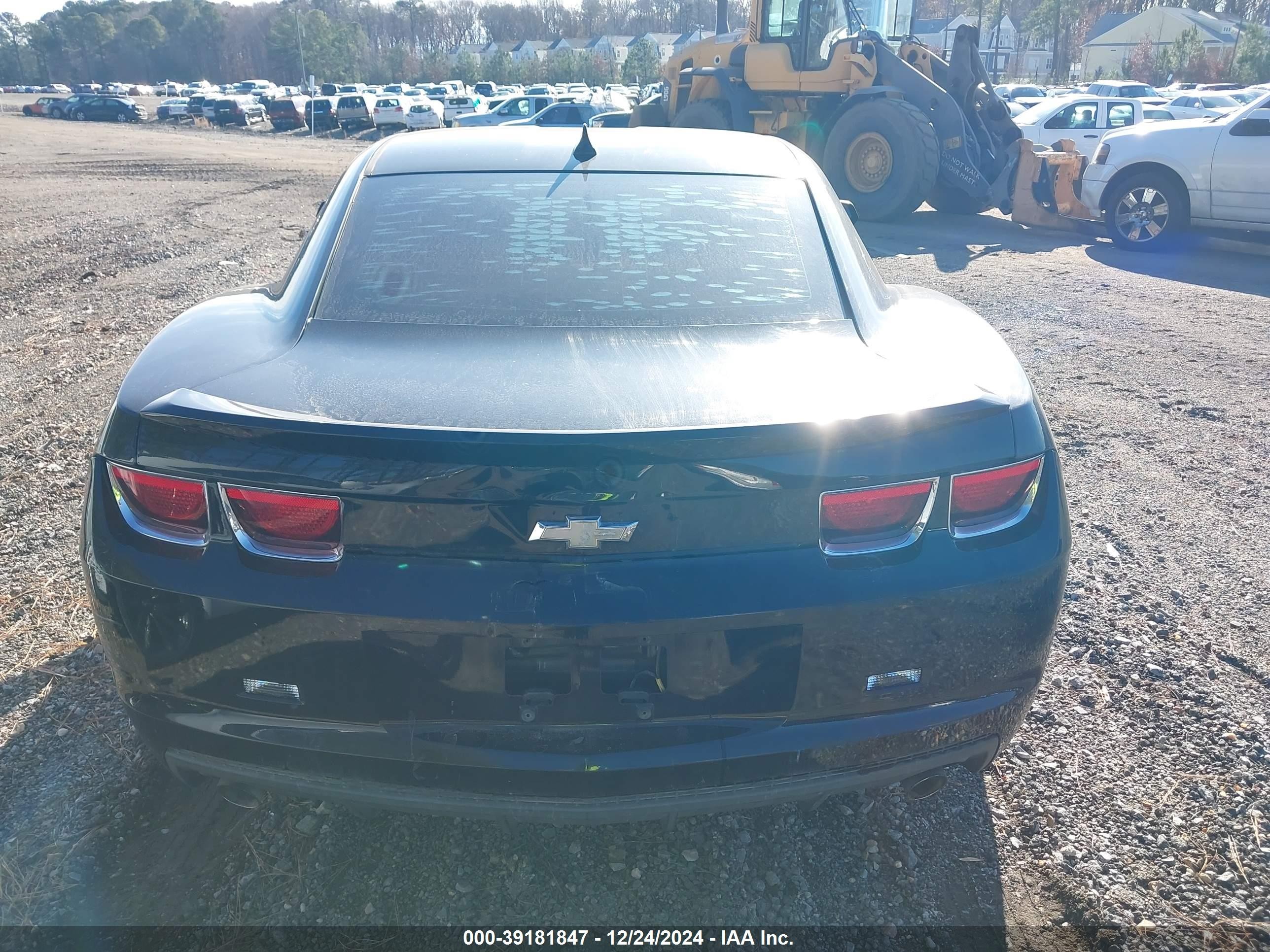 2013 Chevrolet Camaro 2ls Черный vin: 2G1FA1E3XD9241908
